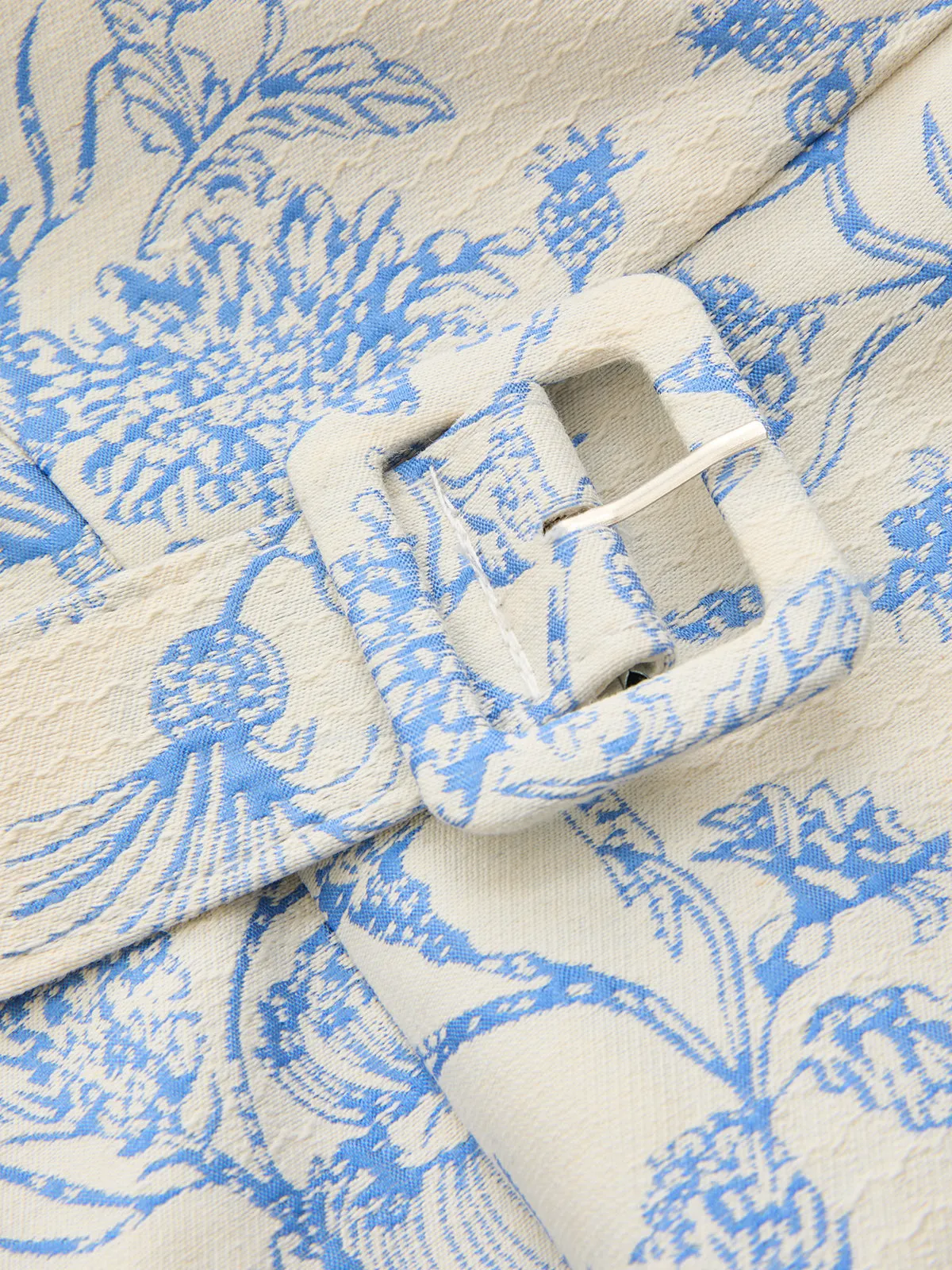 Sleeveless Floral Belted Asymmetrical Dress sold by COMMENSE product image thumbnail 4