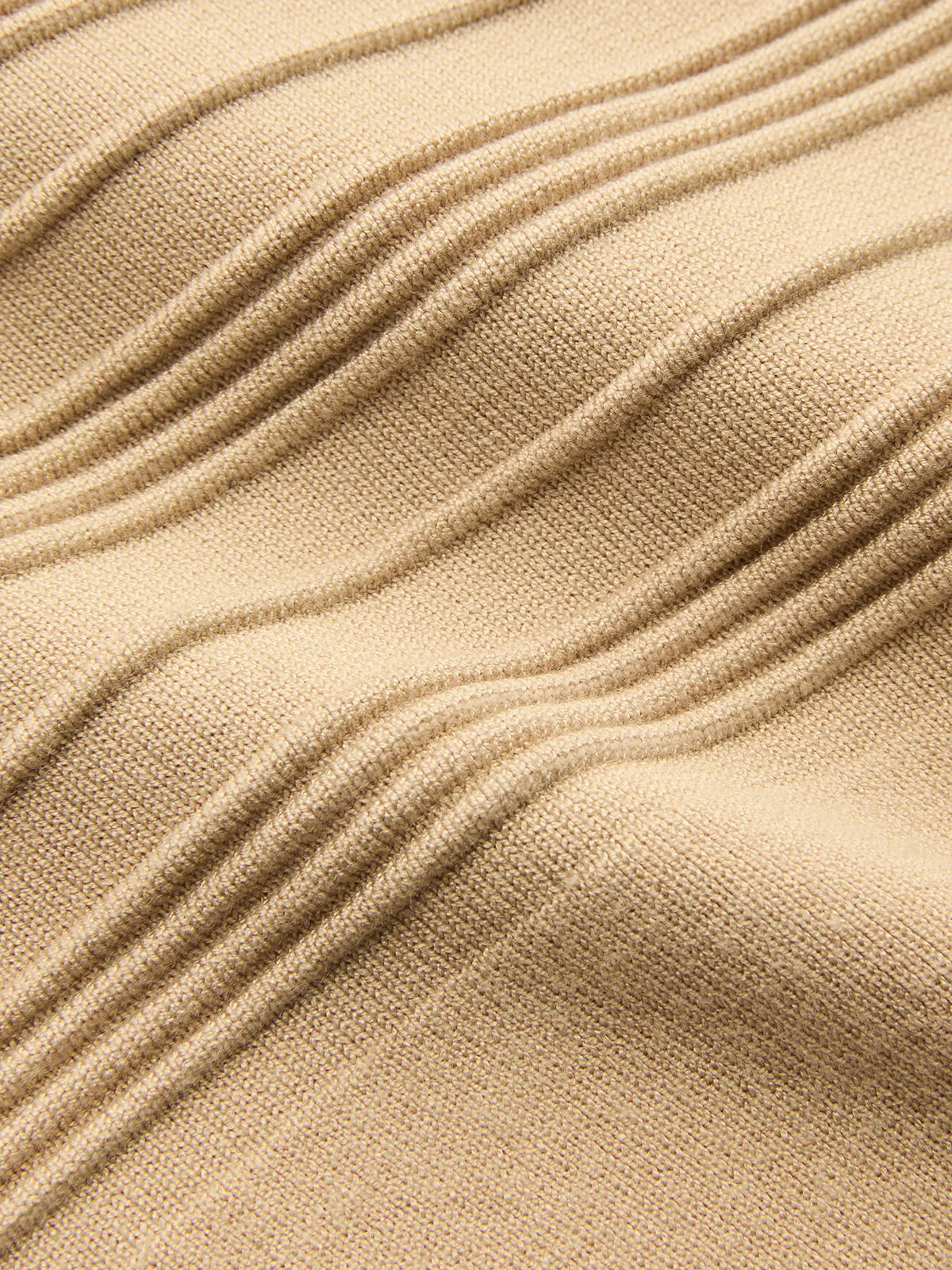 Off-Shoulder Cinched Waist Knit Dress sold by COMMENSE product image thumbnail 4