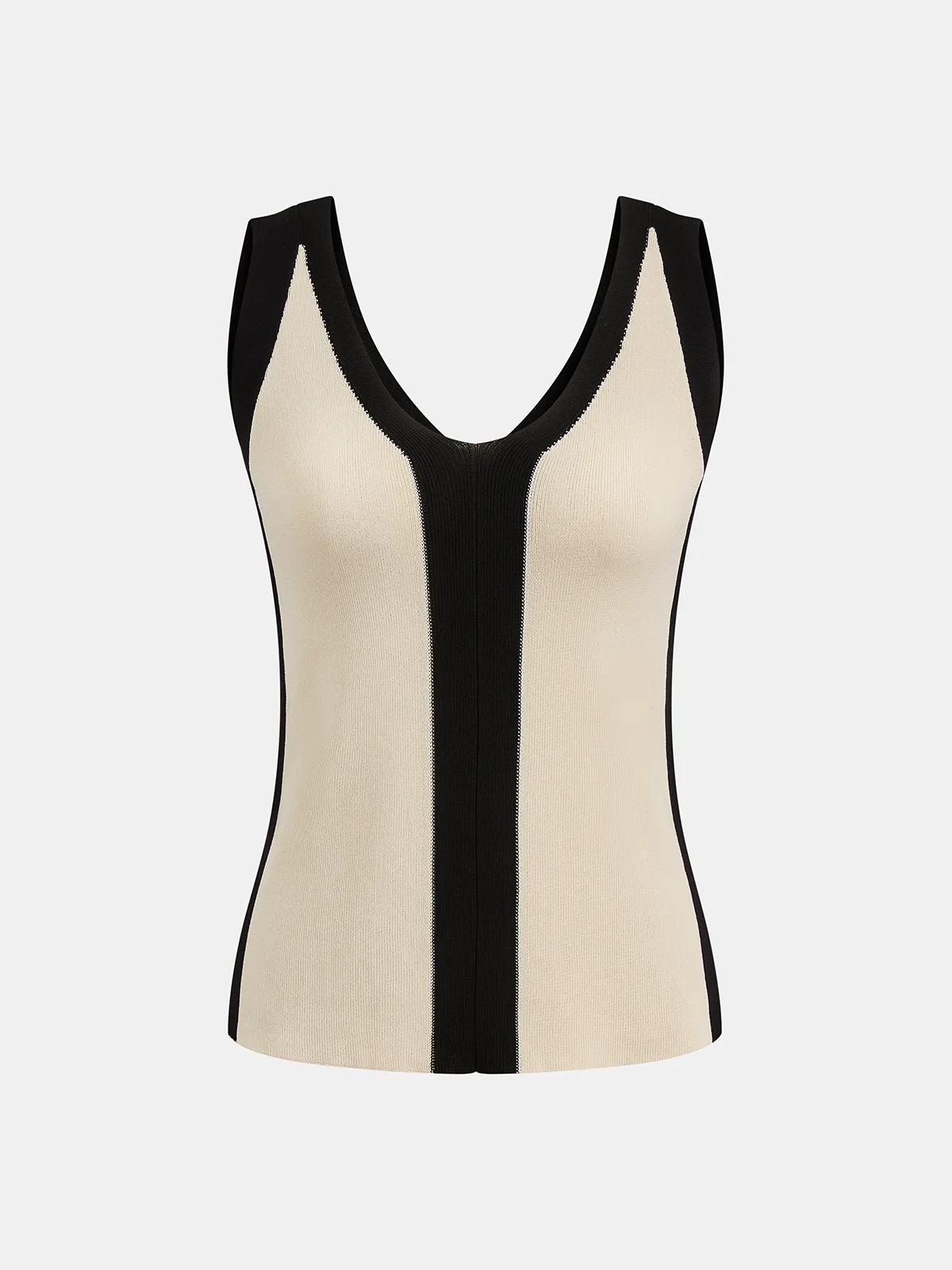 Color Block Knit Tank Top & Pants Set sold by COMMENSE product image thumbnail 2