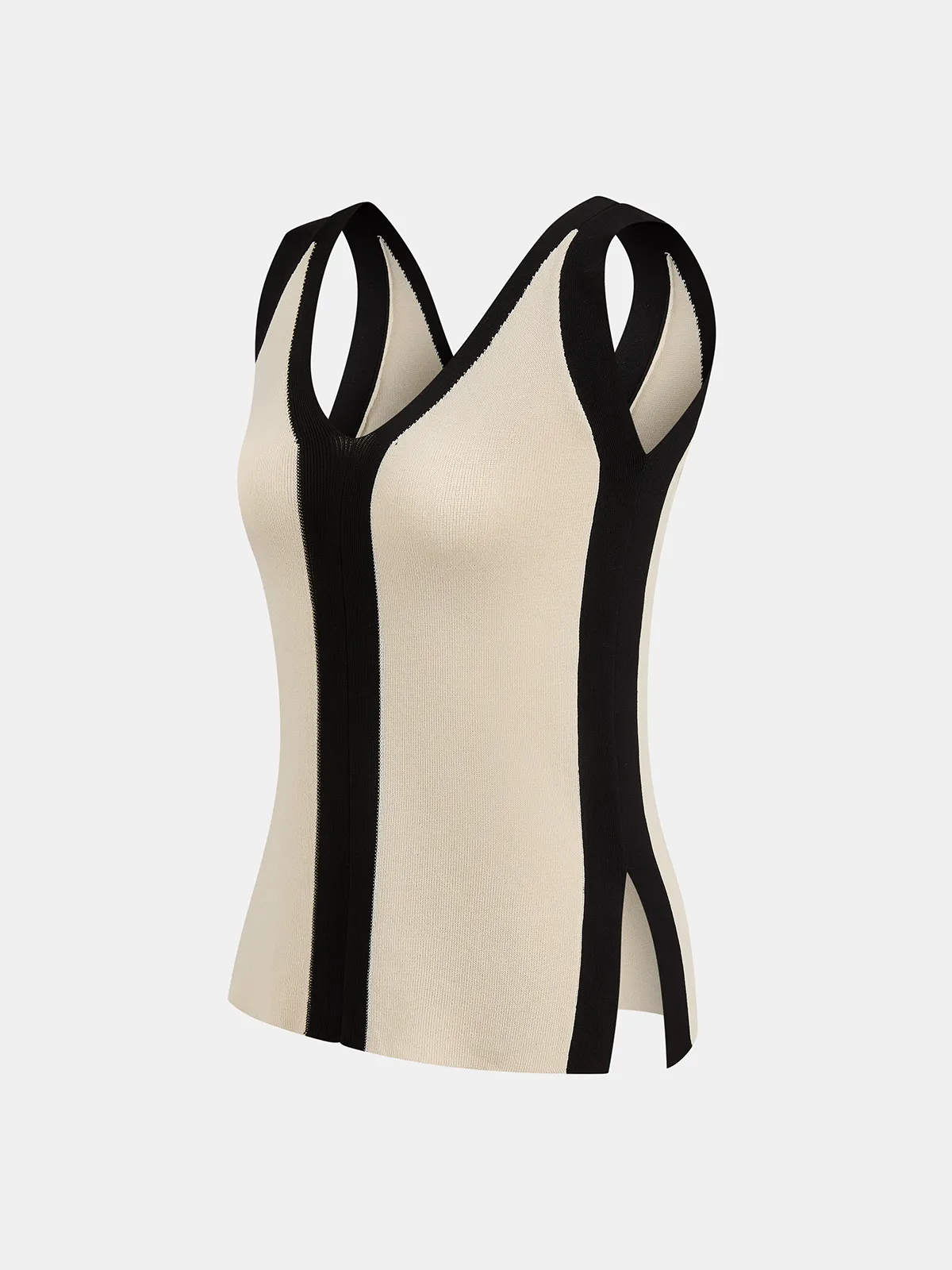 Color Block Knit Tank Top & Pants Set sold by COMMENSE product image thumbnail 3
