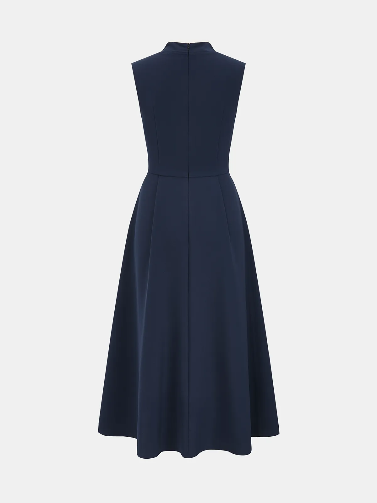 Tie-Neck Sleeveless Maxi Dress sold by COMMENSE product image thumbnail 2