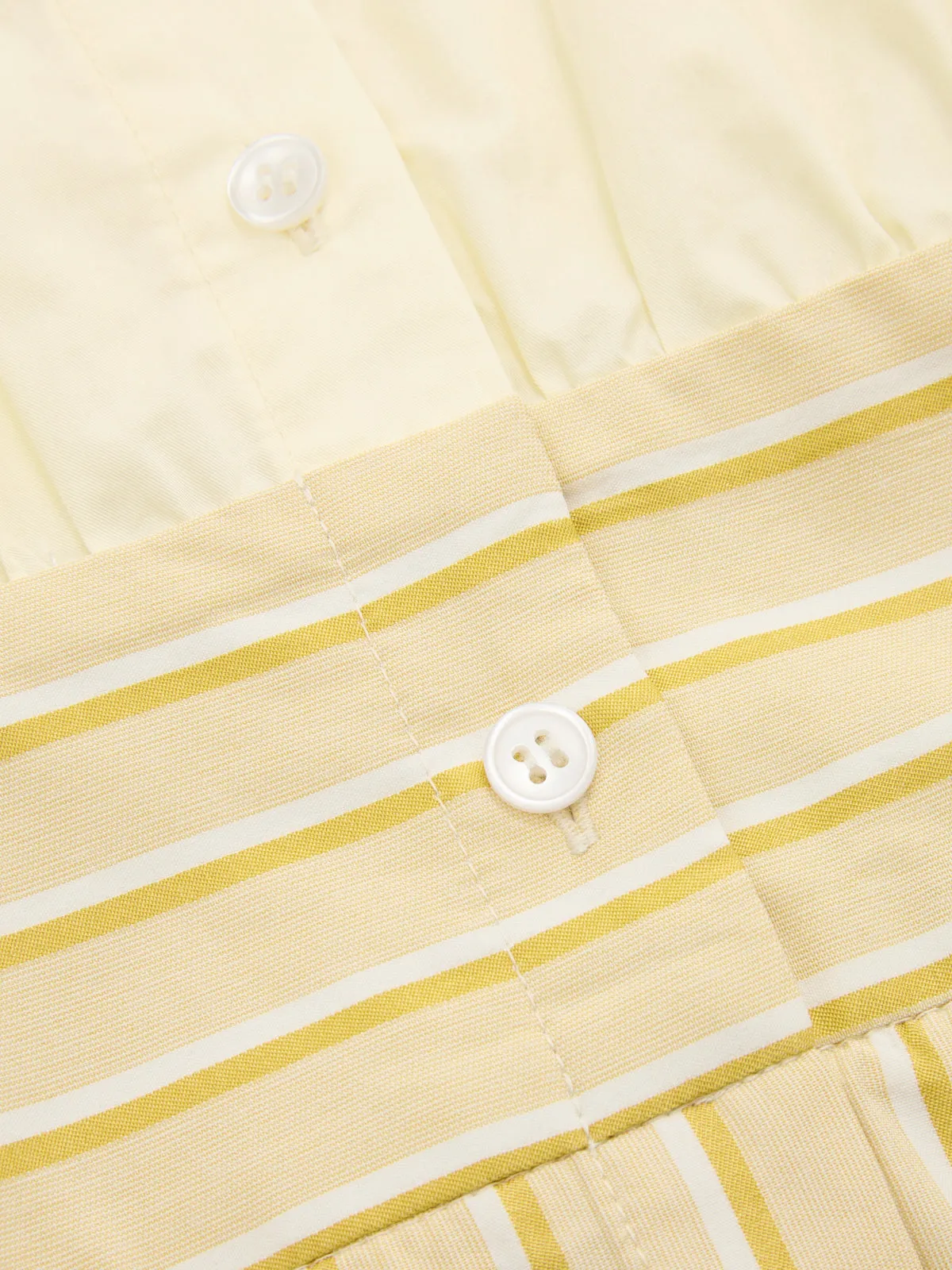 Cotton Striped Tie-Waist Shirt Dress sold by COMMENSE product image thumbnail 5