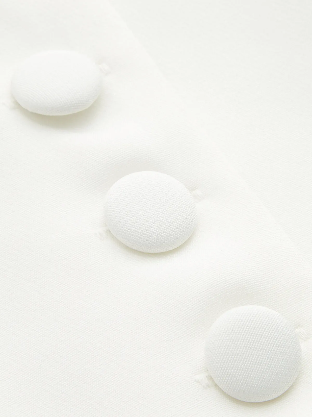 Short Sleeve Stand Collar Buttoned Slim Blouse sold by COMMENSE product image thumbnail 5