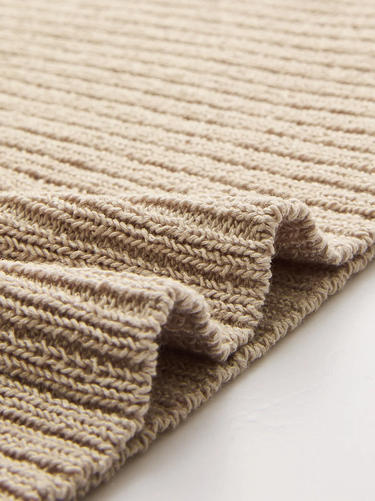 One Shoulder Ribbed Knit Tank Top sold by COMMENSE product image thumbnail 5