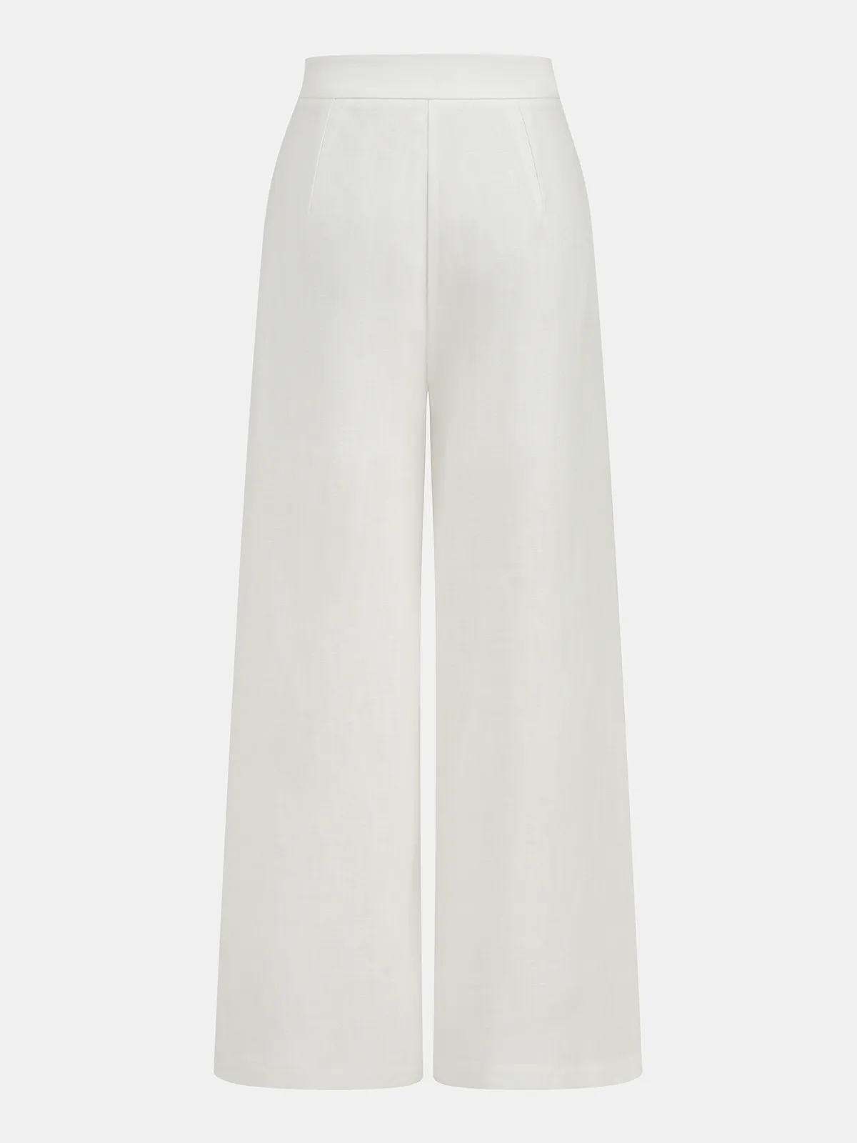 Bow Tie Wrap Linen Wide Leg Pants sold by COMMENSE product image thumbnail 3