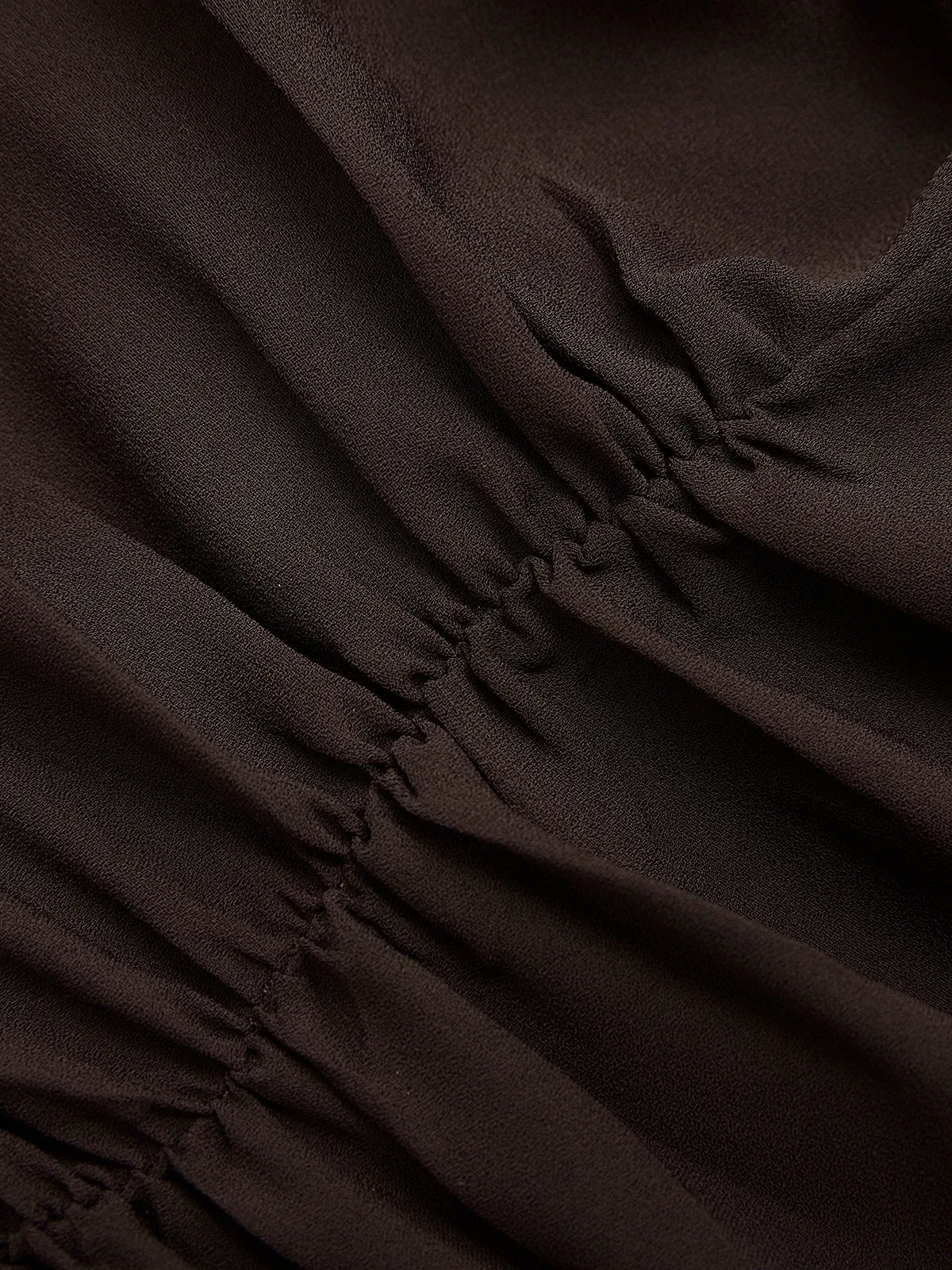 Hook-and-Eye Ruched V-Neck Sleeveless Top sold by COMMENSE product image thumbnail 4