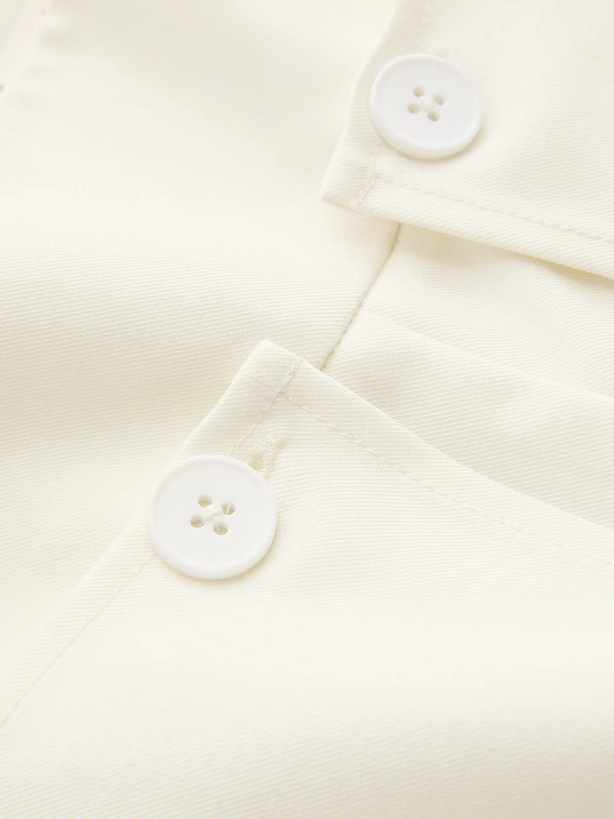 Overlap Detail Mid-Waist Pants sold by COMMENSE product image thumbnail 4