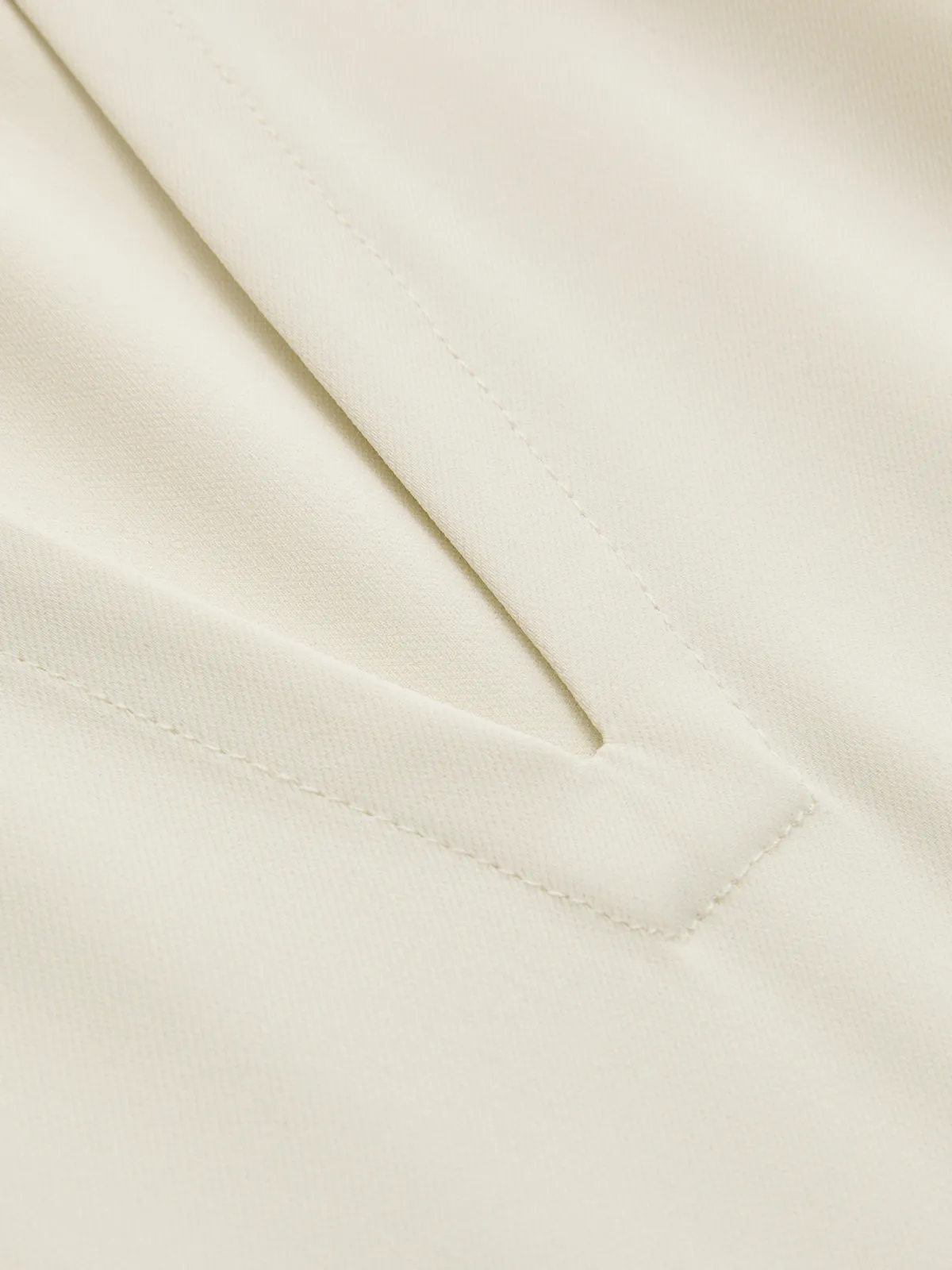 Belted V-Neck Short Sleeve Ruffle Dress sold by COMMENSE product image thumbnail 4