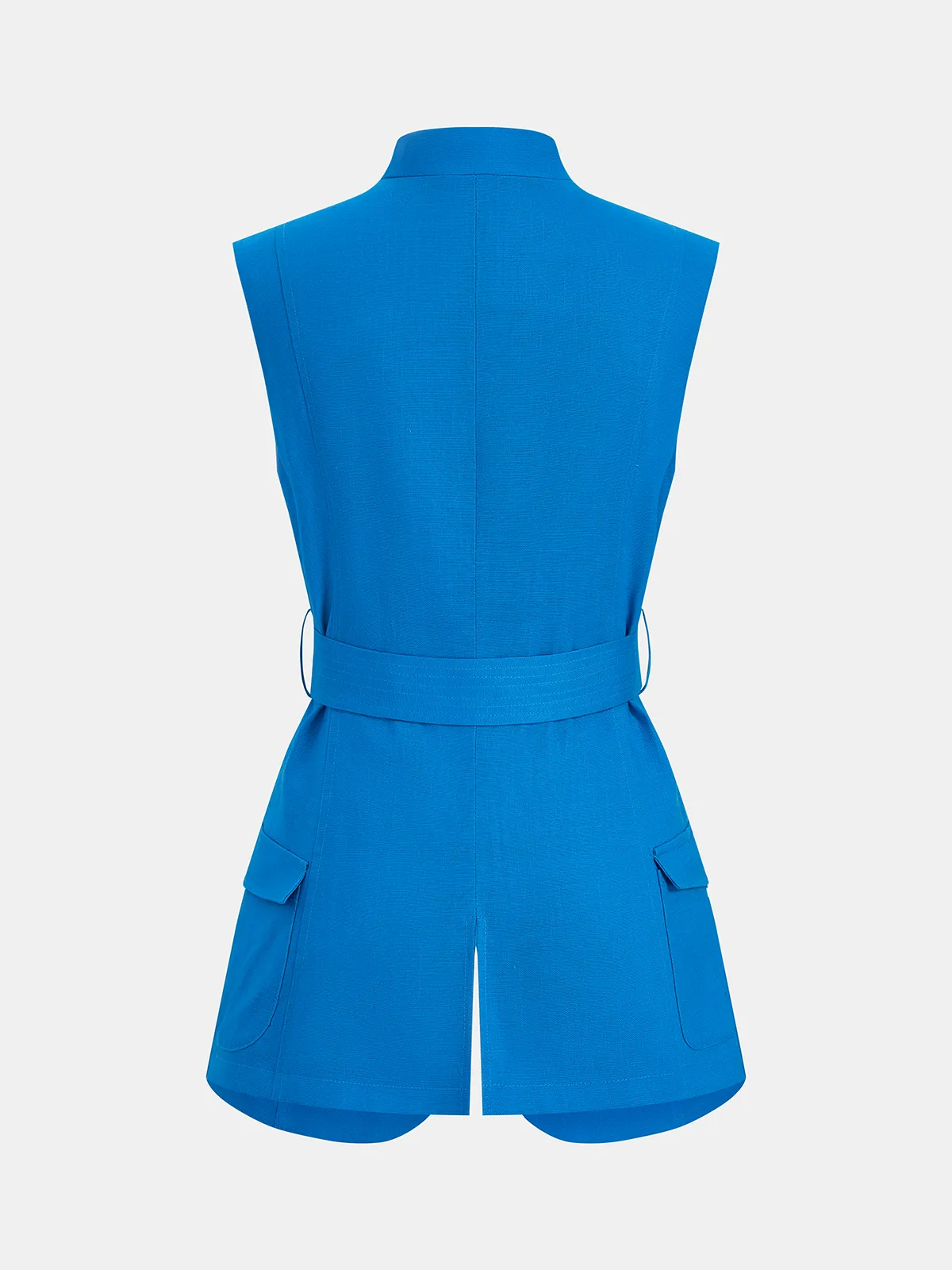 Sleeveless Blazer Vest & Pleated Shorts Set sold by COMMENSE product image thumbnail 4