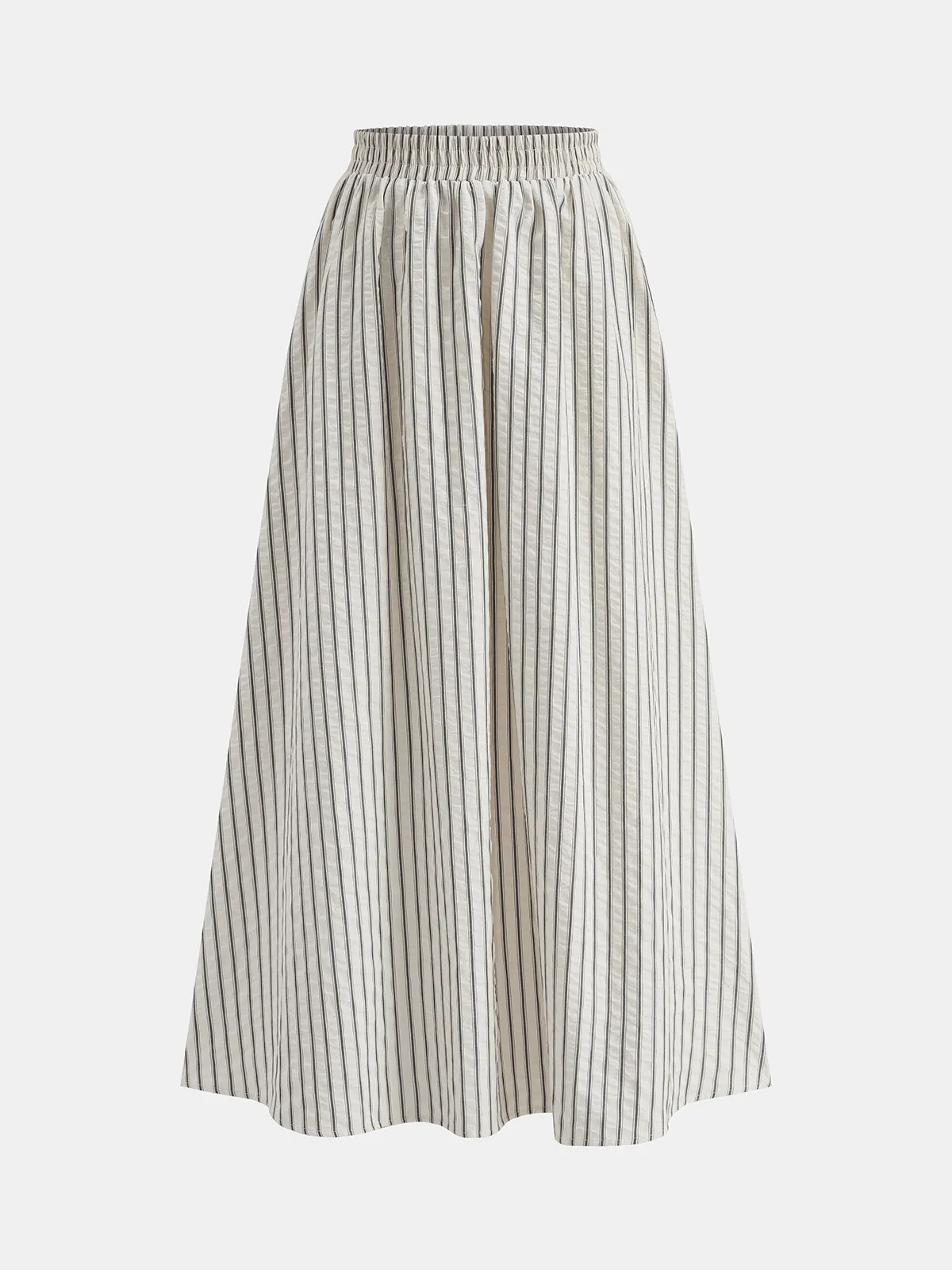 Striped Peplum Cami Top & Wide-Leg Pants Set sold by COMMENSE product image thumbnail 5