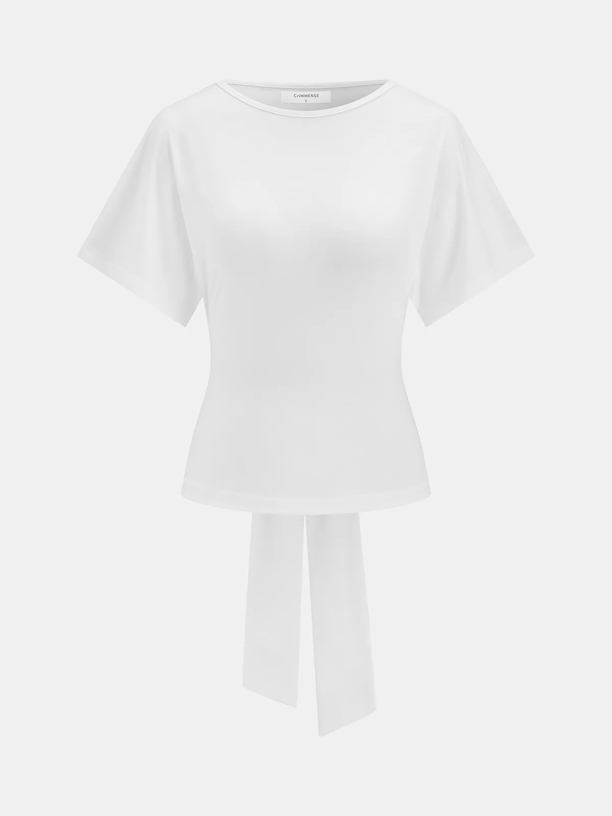Back Tie Short Sleeve Top sold by COMMENSE product image thumbnail 2