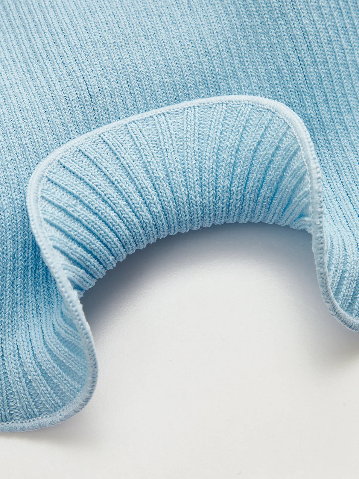 Sleeveless Ruffled Ribbed Knit Top sold by COMMENSE product image thumbnail 4