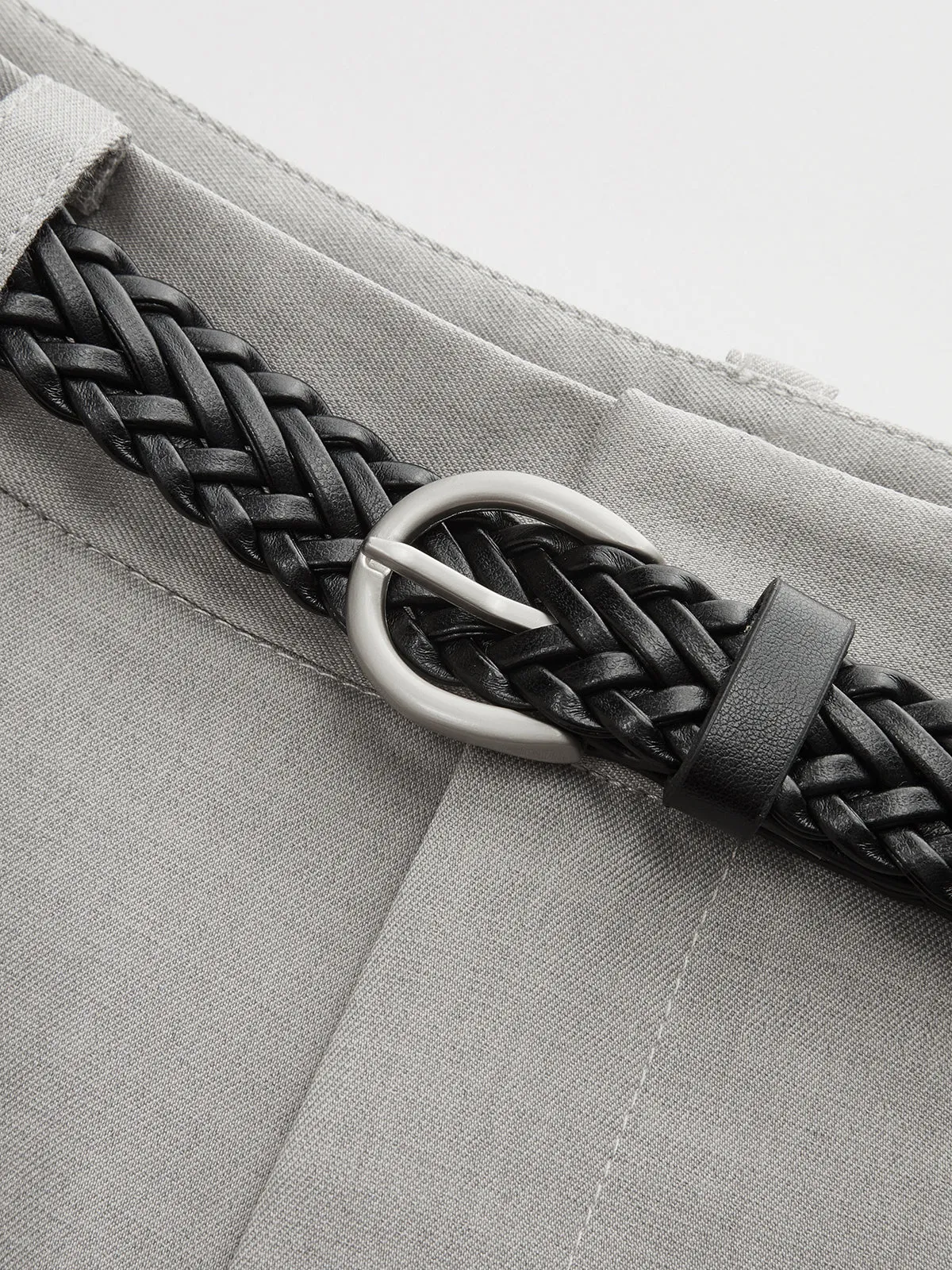 Belted High Waisted Flared Shorts sold by COMMENSE product image thumbnail 4