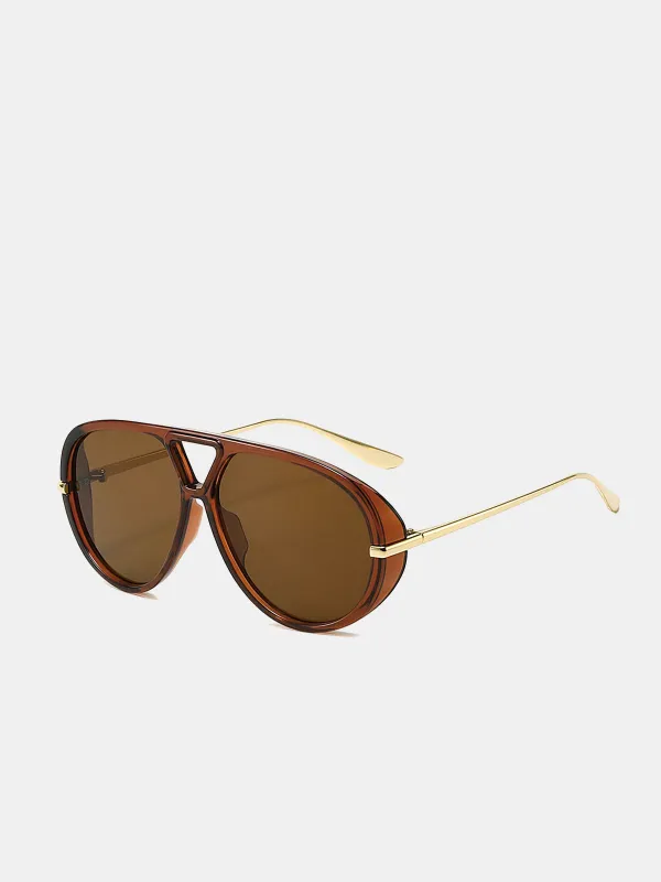 Metal Arm Aviator Sunglasses made by COMMENSE