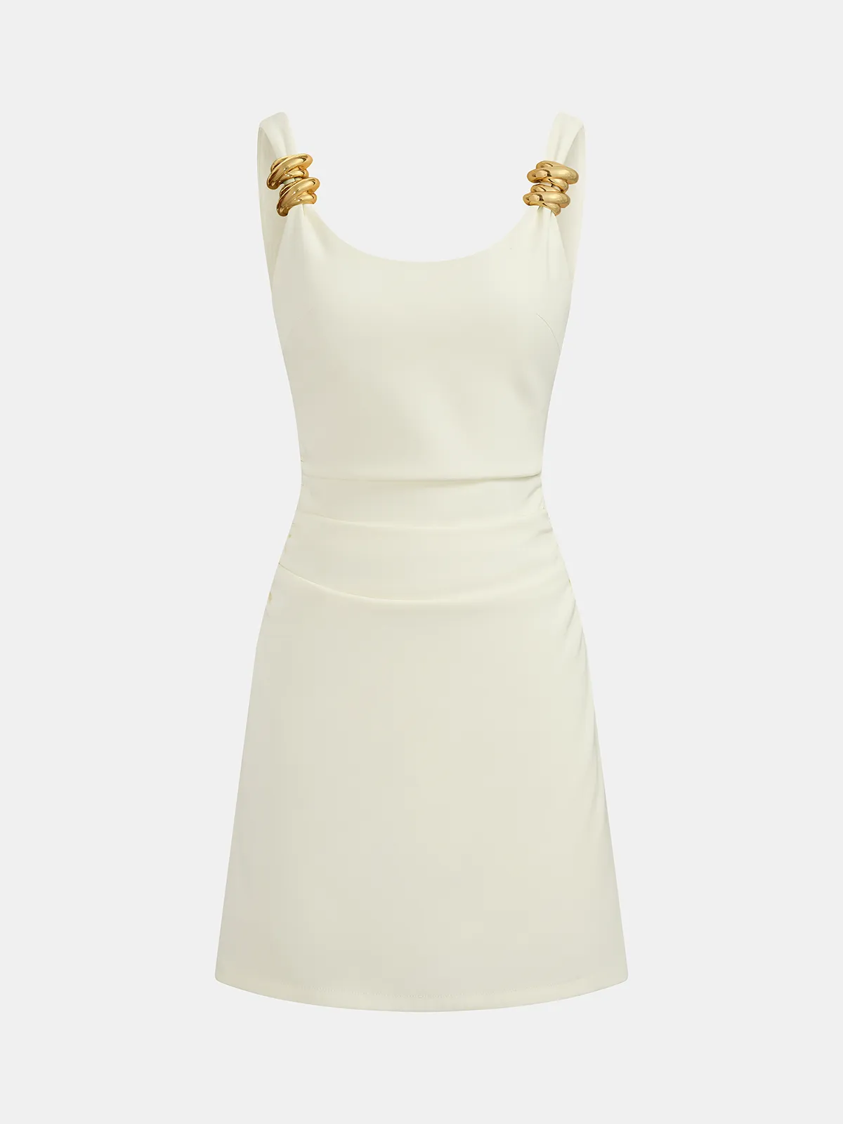 Ring Detail Strappy Bodycon Mini Dress sold by COMMENSE product image thumbnail 2