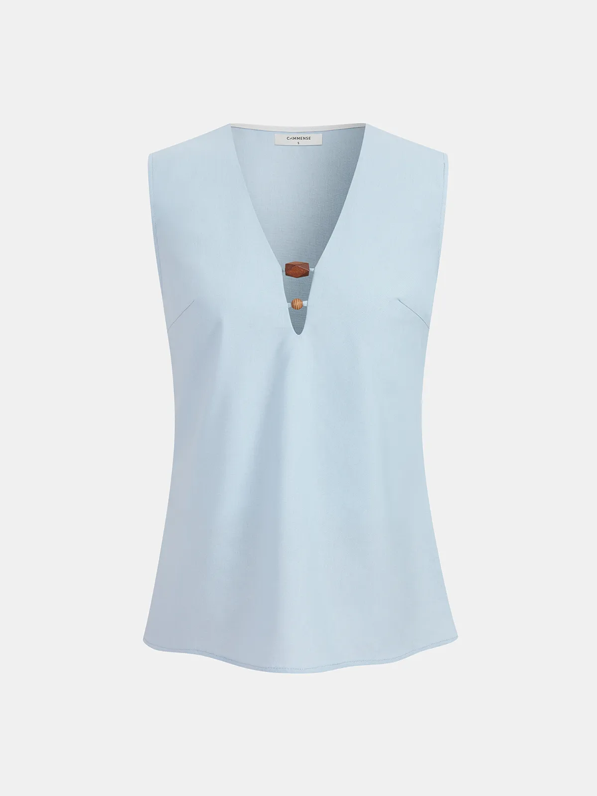 Beaded Linen Blend Top & Shorts Set sold by COMMENSE product image thumbnail 3