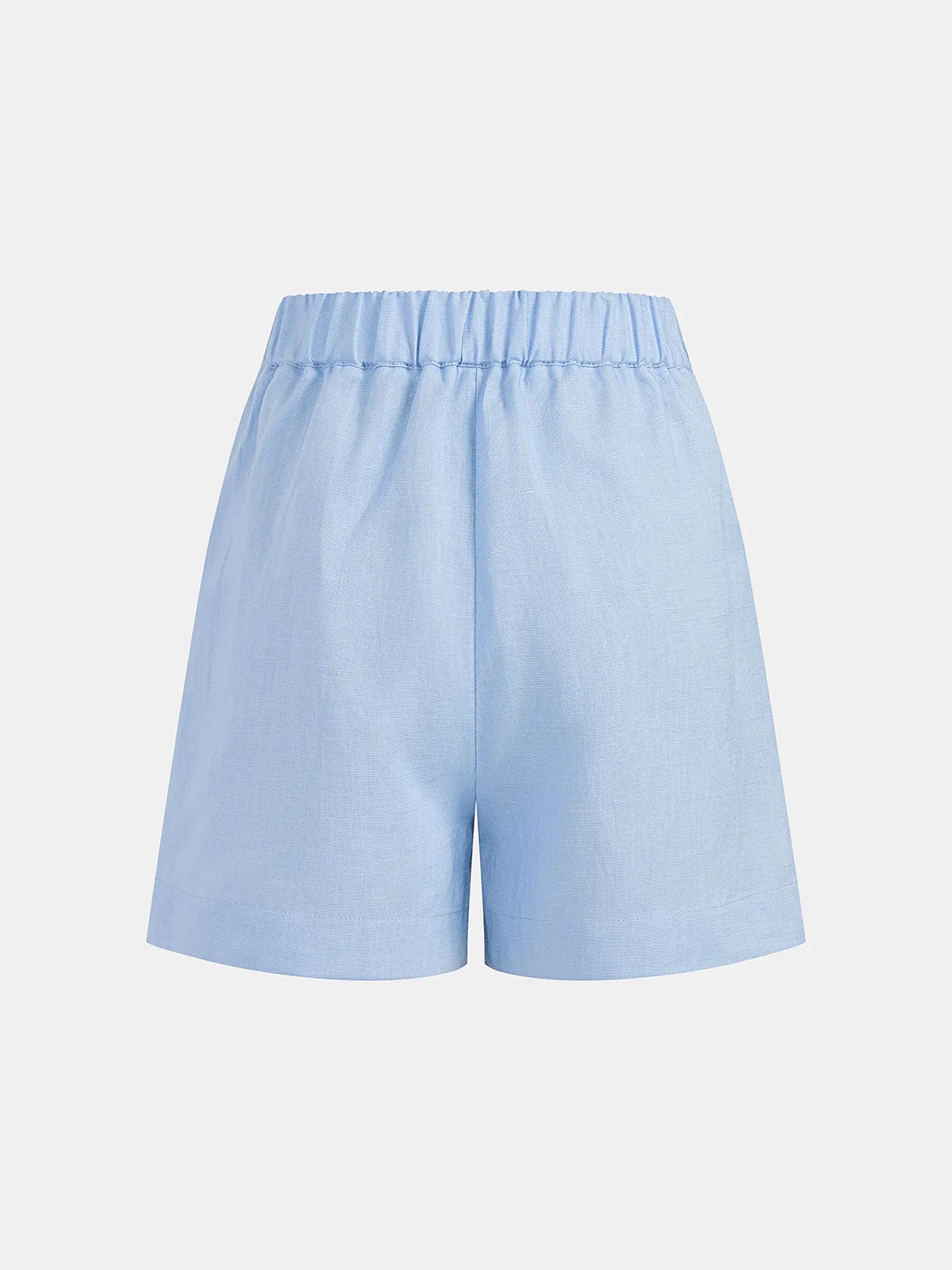 Tencel Blend Halter Buttoned Vest & Shorts Set sold by COMMENSE product image thumbnail 5