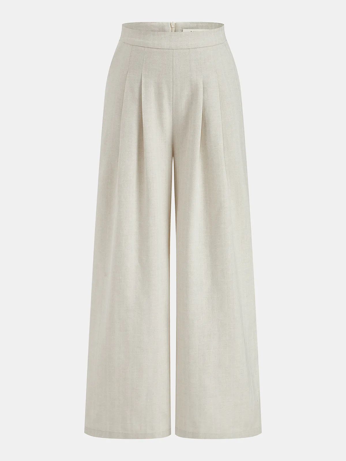 Cotton Linen Sleeveless Top & Pleated Pants Set sold by COMMENSE product image thumbnail 4