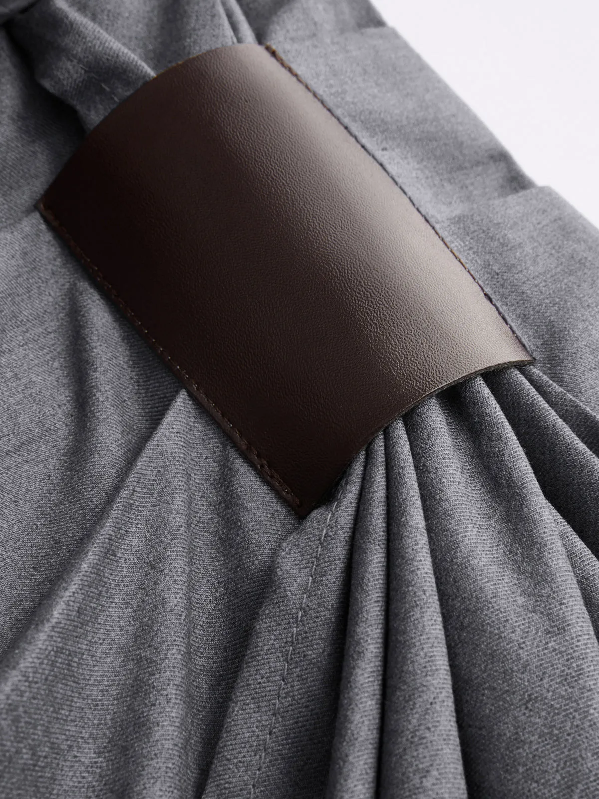 Buckle Detail Wrap Wide Leg Pants sold by COMMENSE product image thumbnail 4