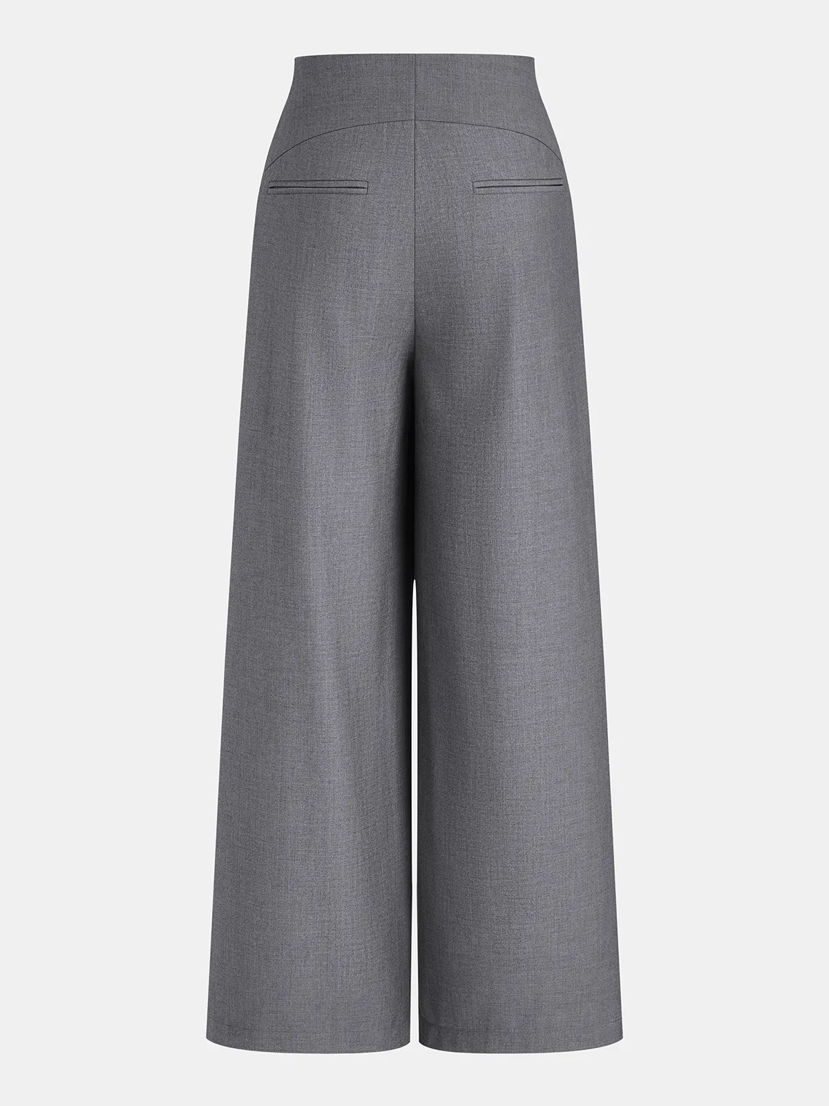 Buckle Detail Wrap Wide Leg Pants sold by COMMENSE product image thumbnail 2