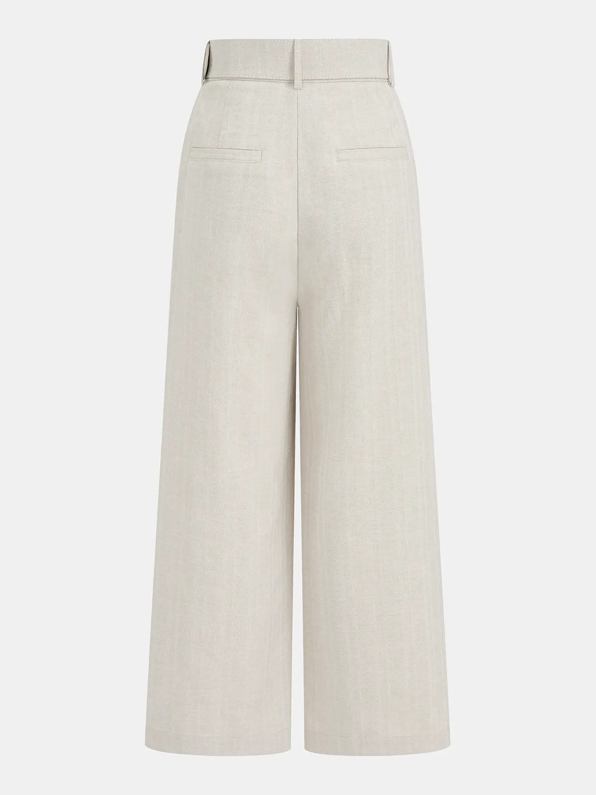 Cotton Linen Knotted Shirt & Belted Pants Set sold by COMMENSE product image thumbnail 5
