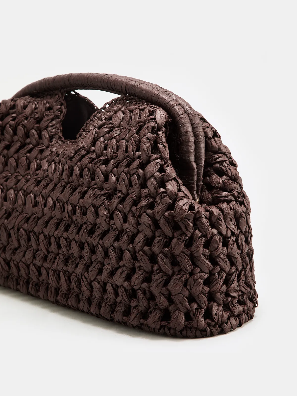 Straw Woven Cloud Clutch Bag sold by COMMENSE product image thumbnail 4