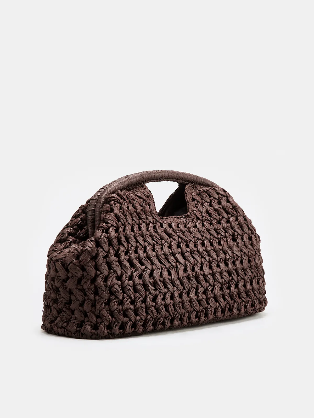 Straw Woven Cloud Clutch Bag sold by COMMENSE product image thumbnail 3