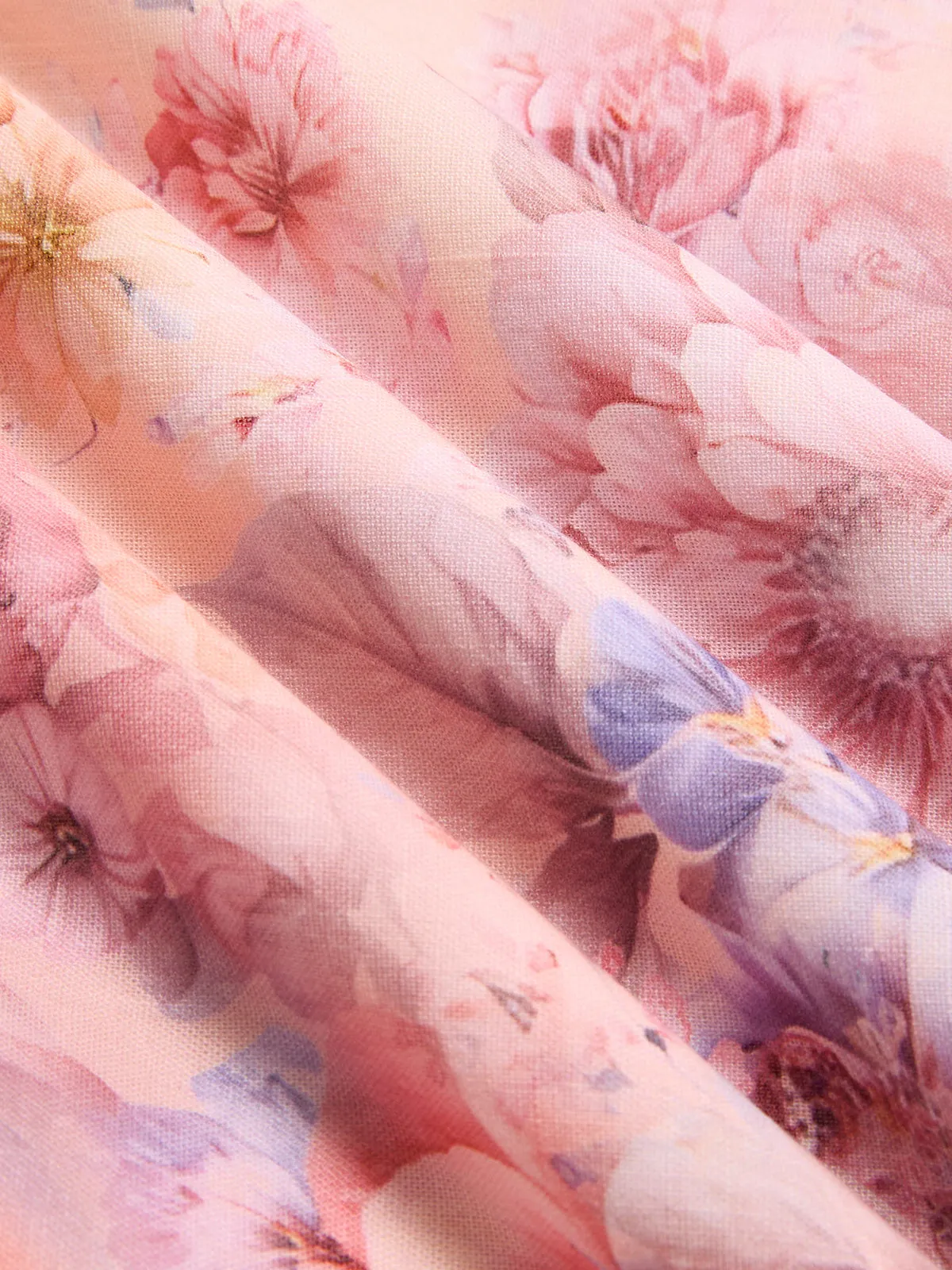 Floral Printed Long Sleeve Belted Maxi Dress sold by COMMENSE product image thumbnail 3