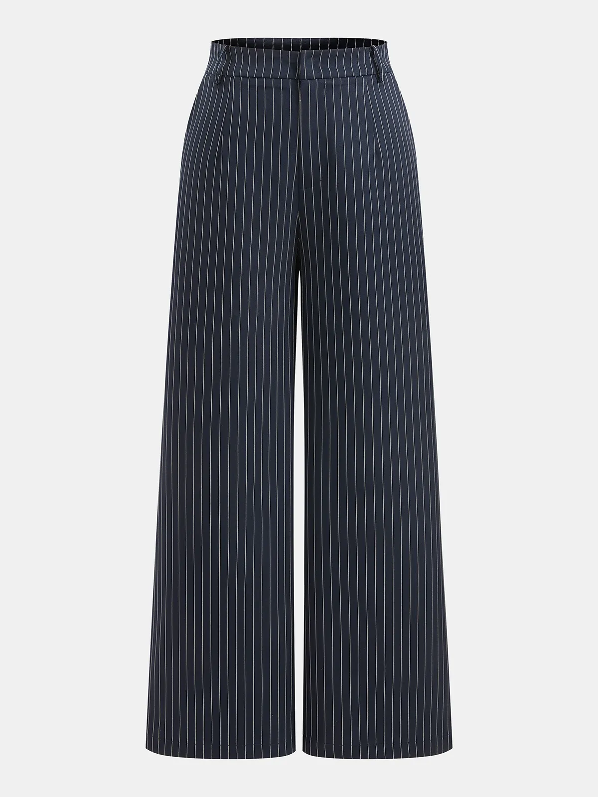Pinstripe Cami Top & Wide Leg Pants Set sold by COMMENSE product image thumbnail 4