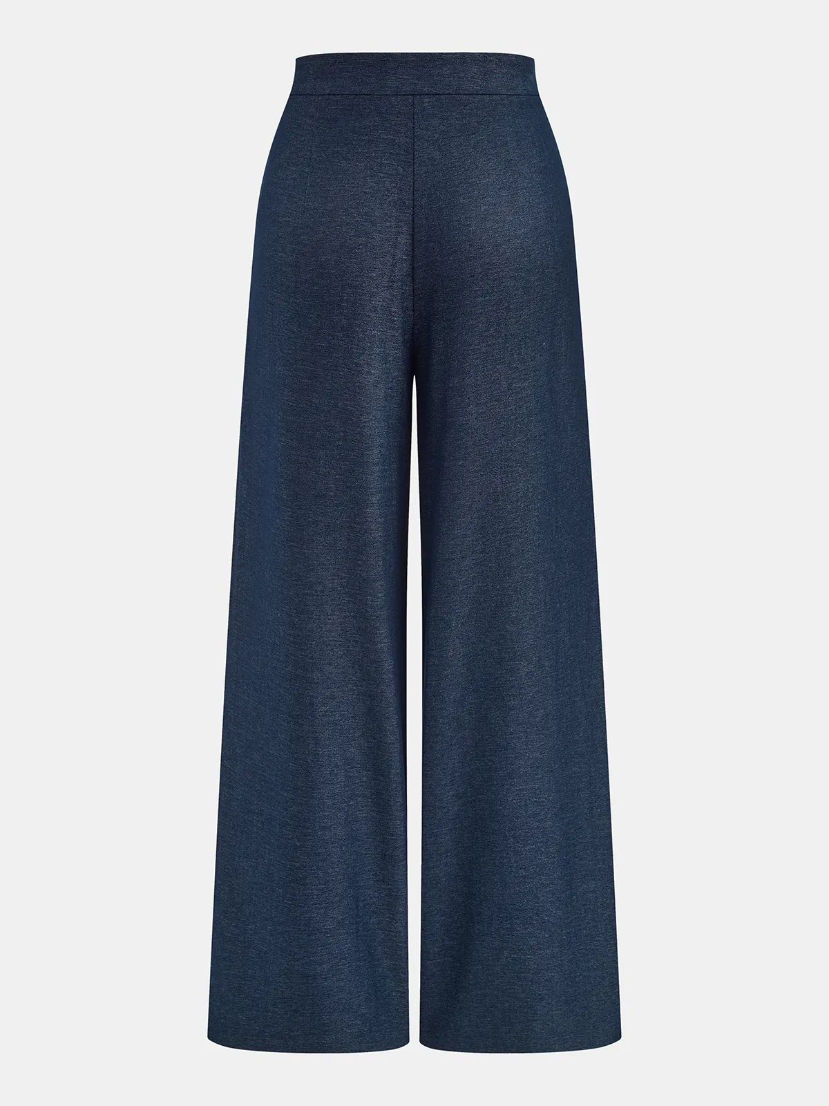 Mid-Waist Tie-Waist Wide Leg Pants sold by COMMENSE product image thumbnail 2