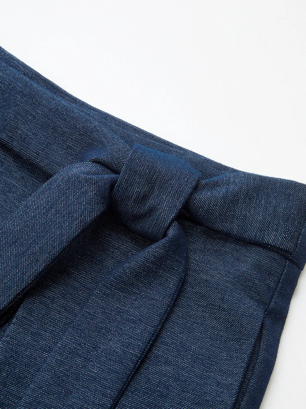 Mid-Waist Tie-Waist Wide Leg Pants sold by COMMENSE product image thumbnail 4