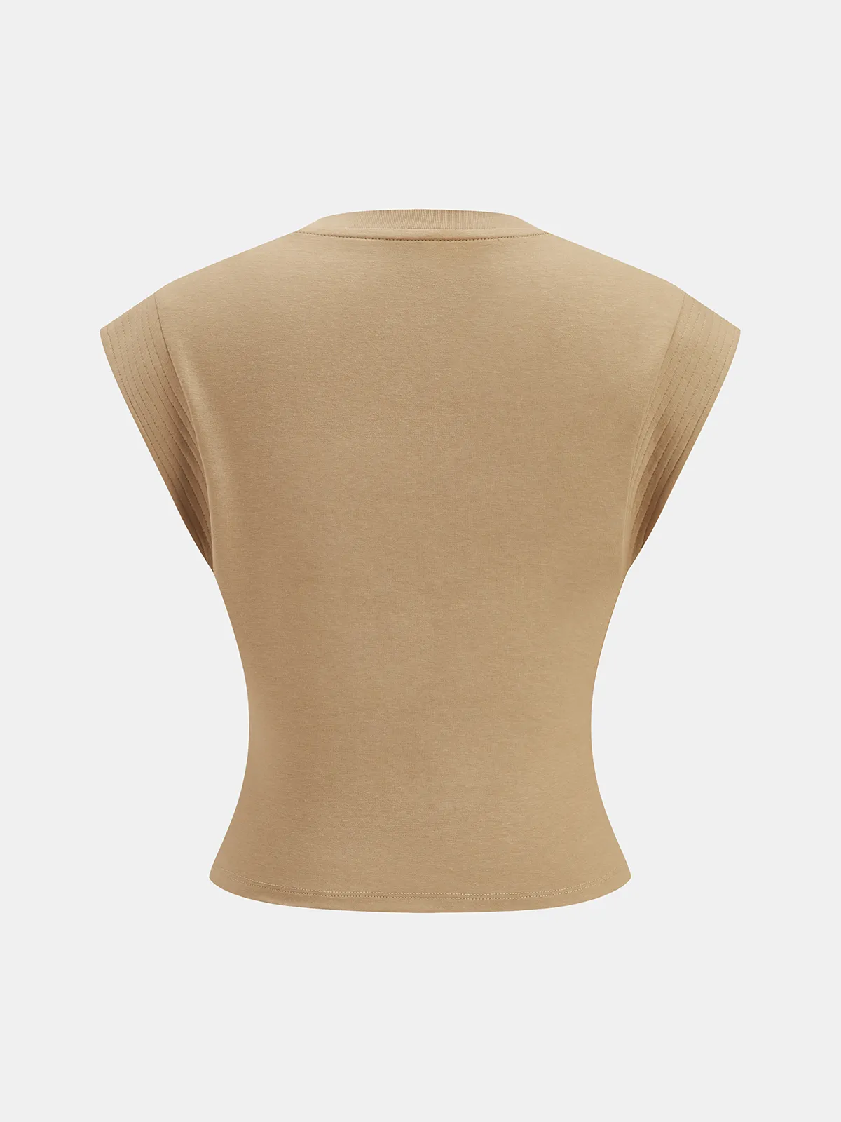 Twisted Cropped Sleeveless Tops sold by COMMENSE product image thumbnail 2