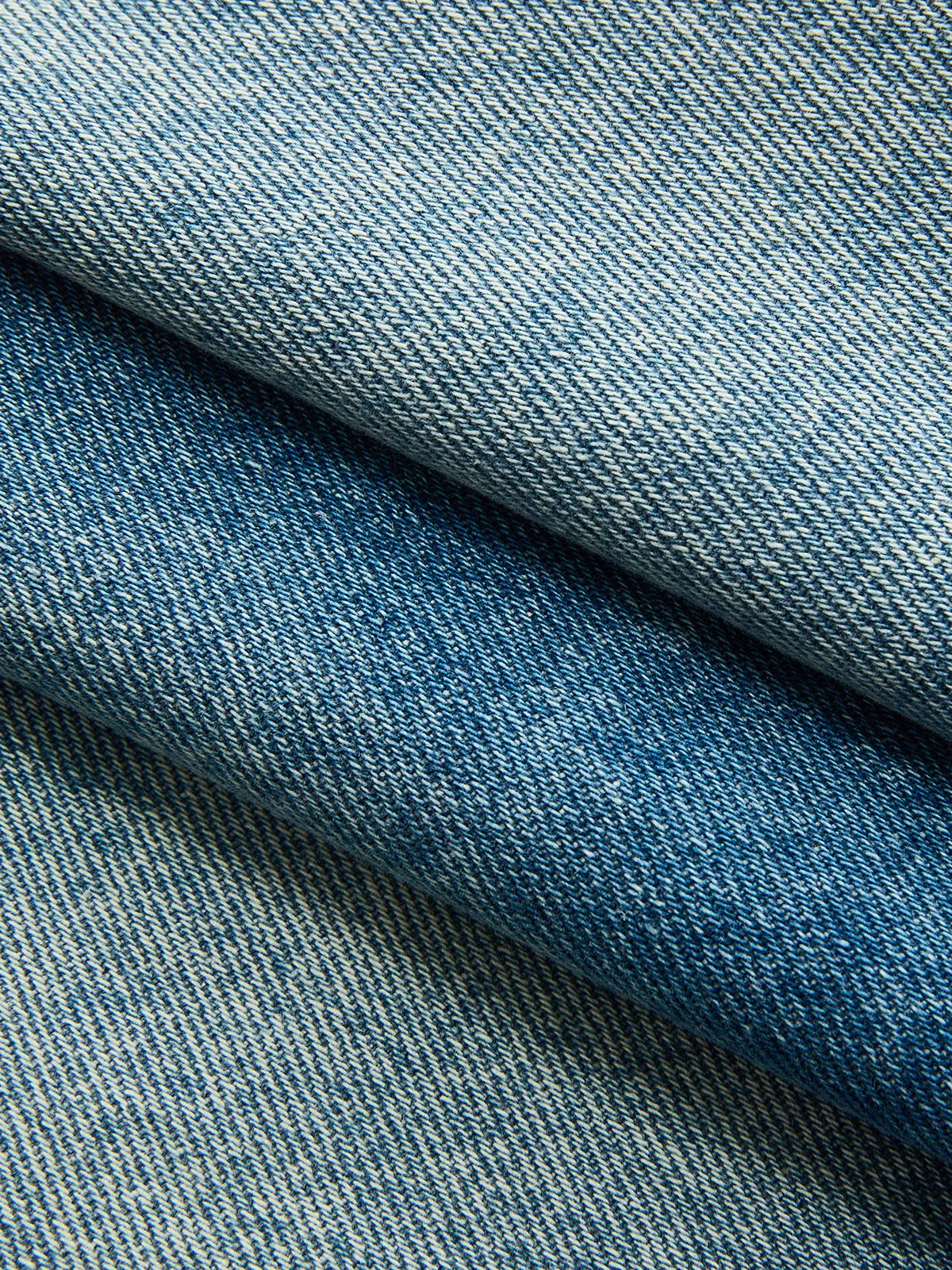 Layered Waistband Asymmetric Denim Skort sold by COMMENSE product image thumbnail 3