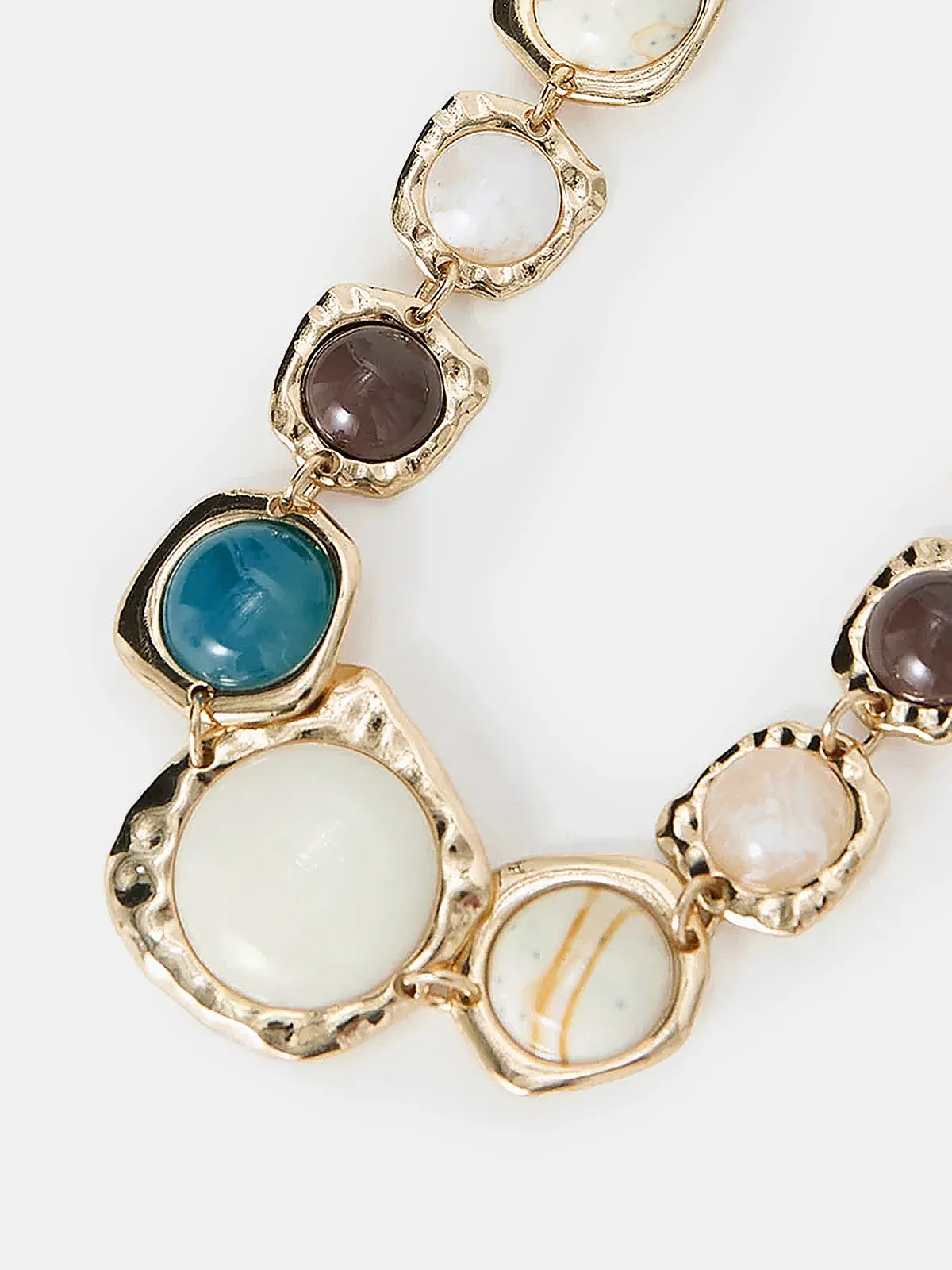 Multi Stone Statement Necklace sold by COMMENSE product image thumbnail 2