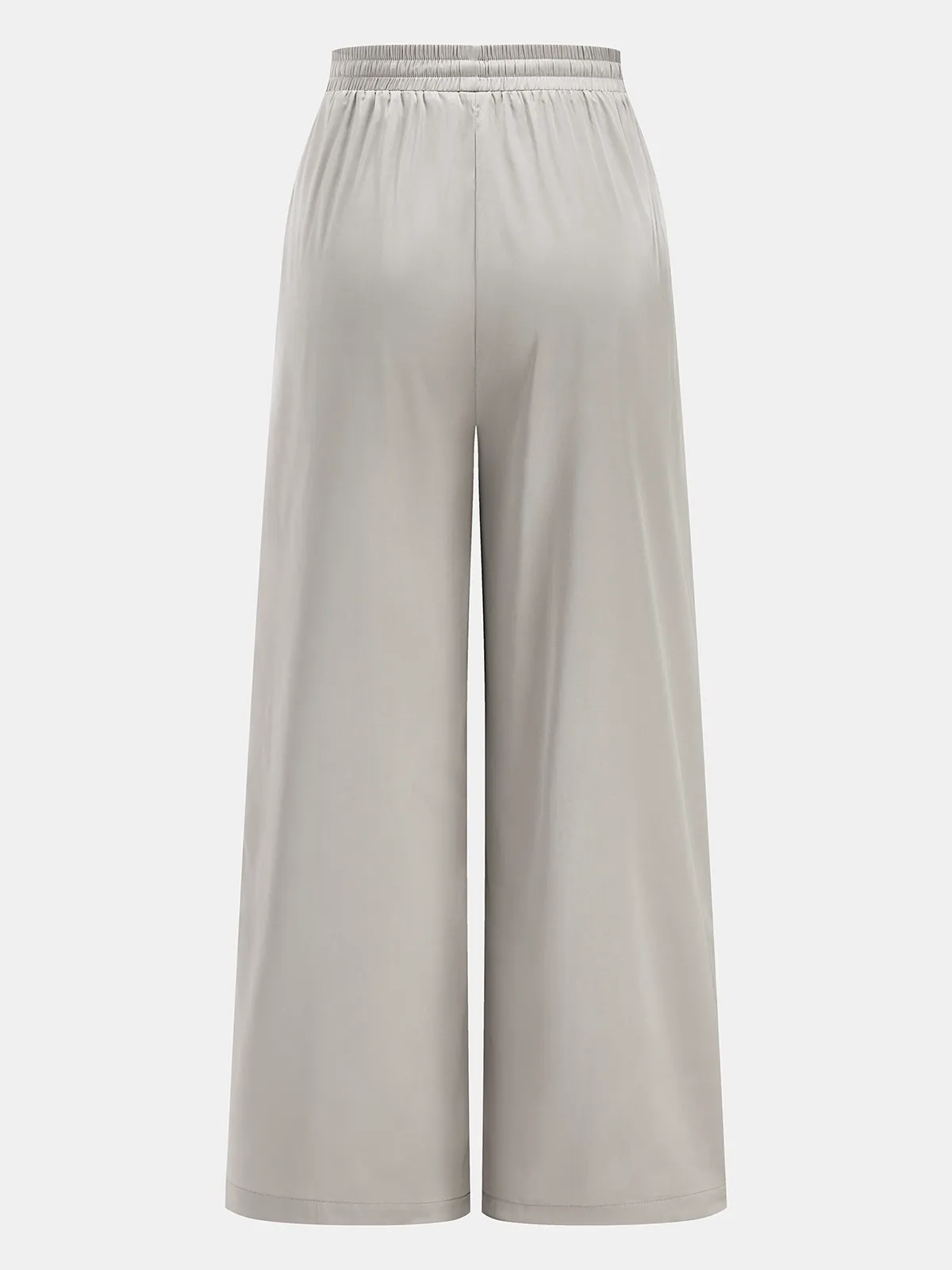 Satin One-Shoulder Top & Drawstring Pants Set sold by COMMENSE product image thumbnail 5