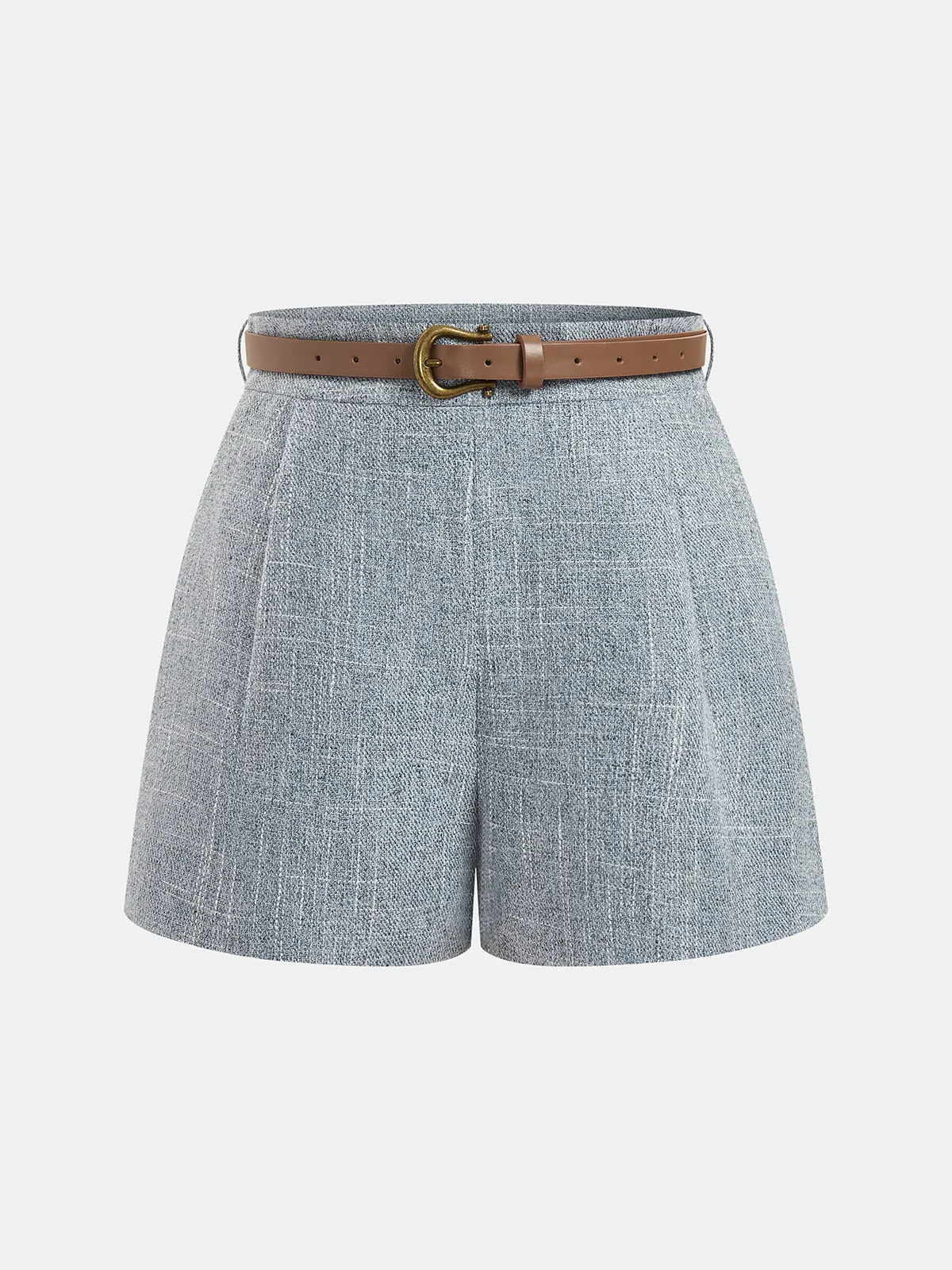Belted Mid-Waist Casual Shorts sold by COMMENSE