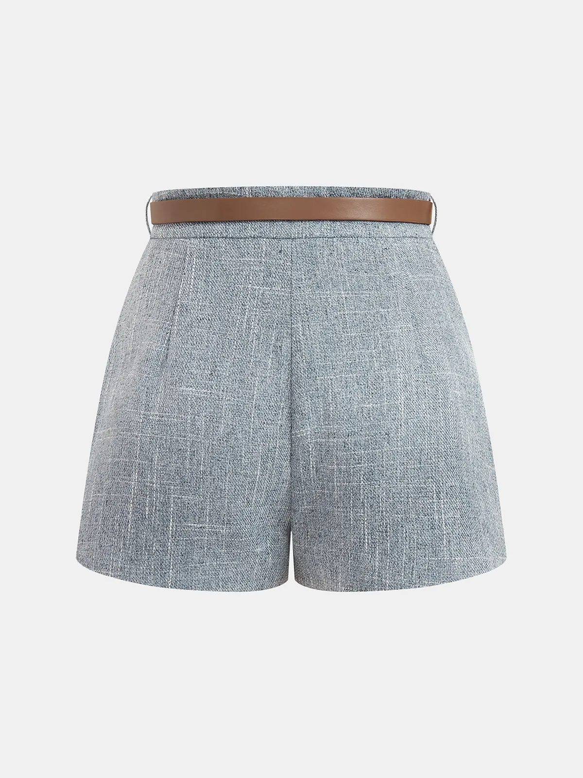 Belted Mid-Waist Casual Shorts sold by COMMENSE product image thumbnail 2