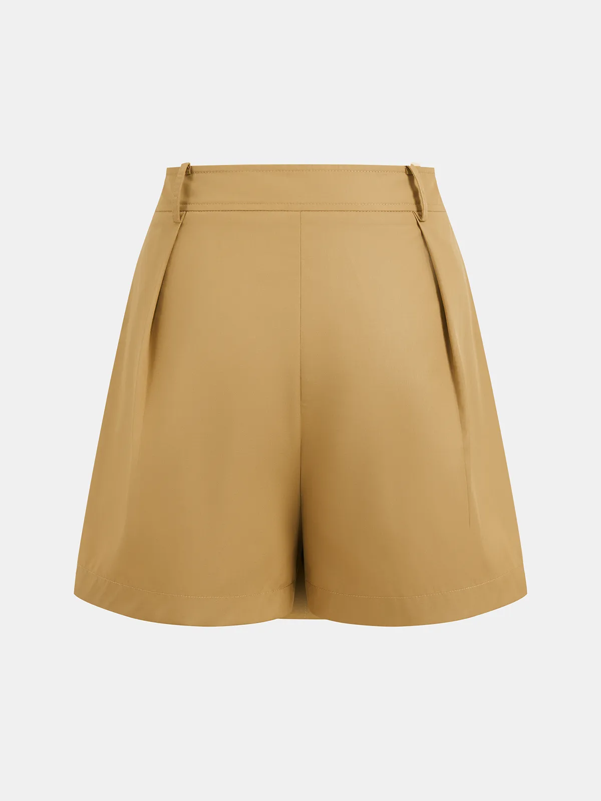 Utility Shirt & Buckle Pleated Mini Skort Set sold by COMMENSE product image thumbnail 5