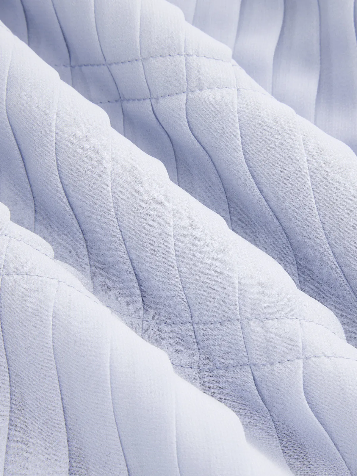 Pleated Button Long Sleeve Ruffled Mini Dress sold by COMMENSE product image thumbnail 3