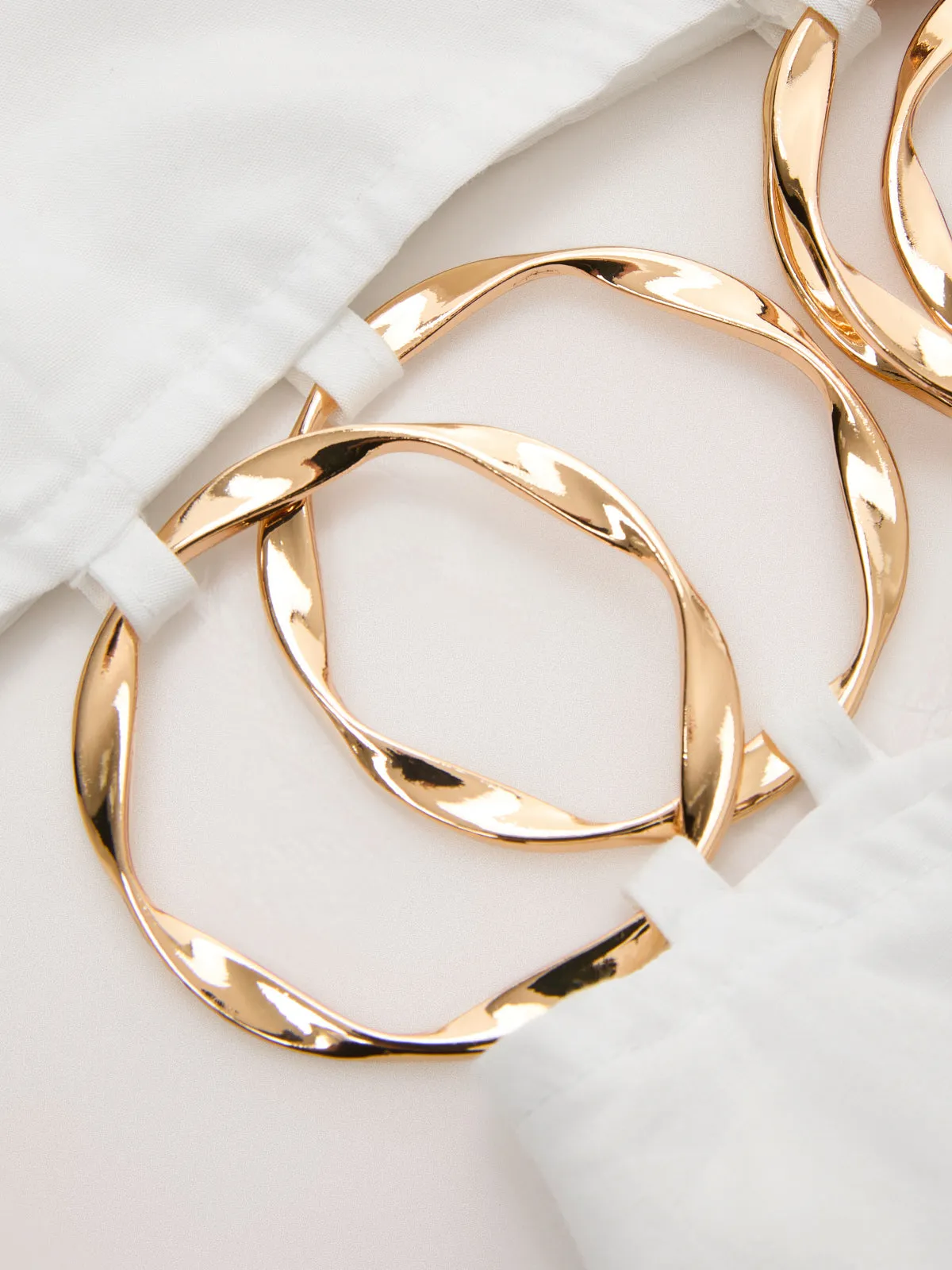 Ring Detail Cut-Out Cami Maxi Dress sold by COMMENSE product image thumbnail 4