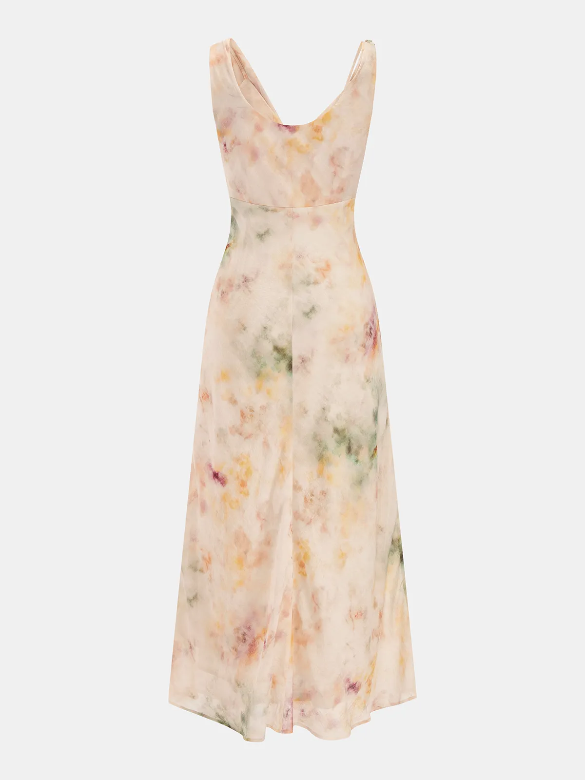 Tie Dye Cowl Neck Sleeveless Maxi Dress sold by COMMENSE product image thumbnail 3