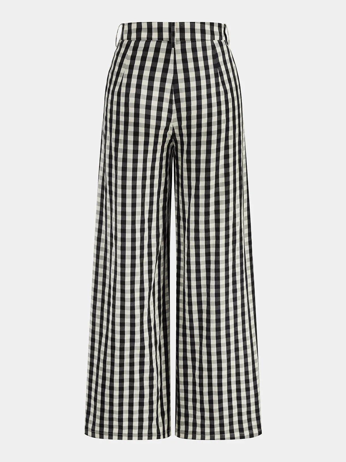 Gingham Halter Tie-Waist Top & Pants Set sold by COMMENSE product image thumbnail 5