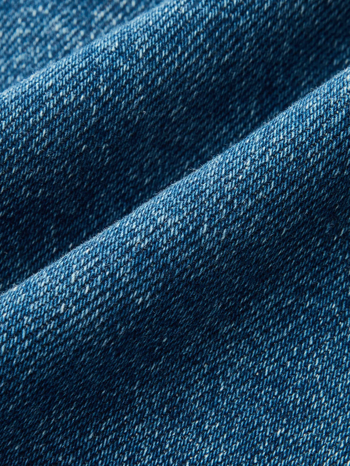 Asymmetrical Button Denim Shorts sold by COMMENSE product image thumbnail 3