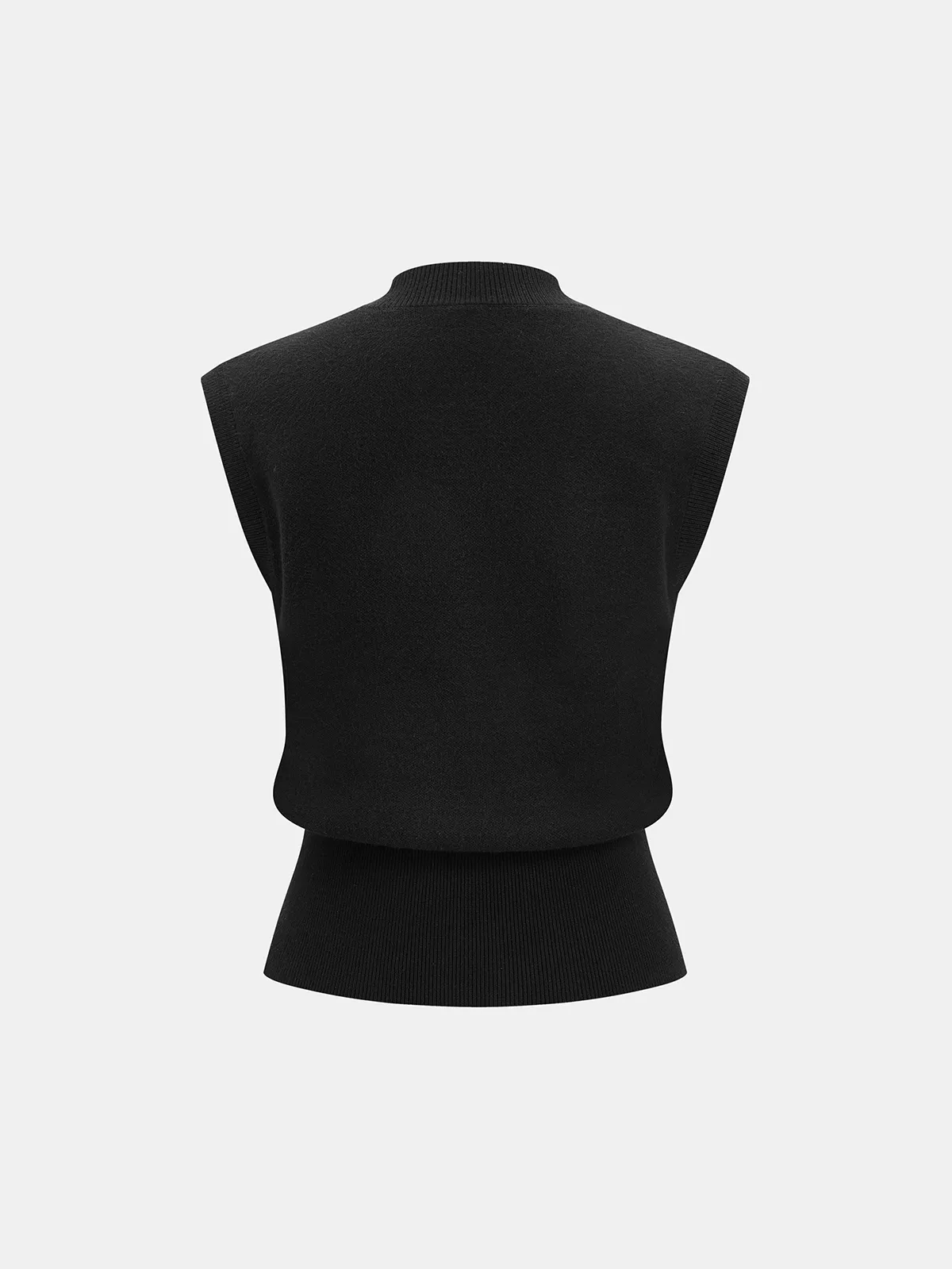 Horsebit Detail Sleeveless Knit Top sold by COMMENSE product image thumbnail 2