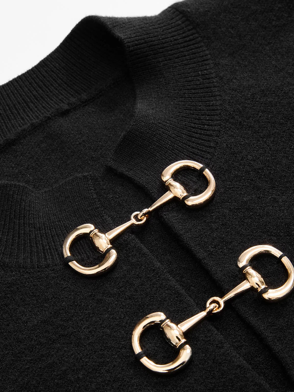 Horsebit Detail Sleeveless Knit Top sold by COMMENSE product image thumbnail 4