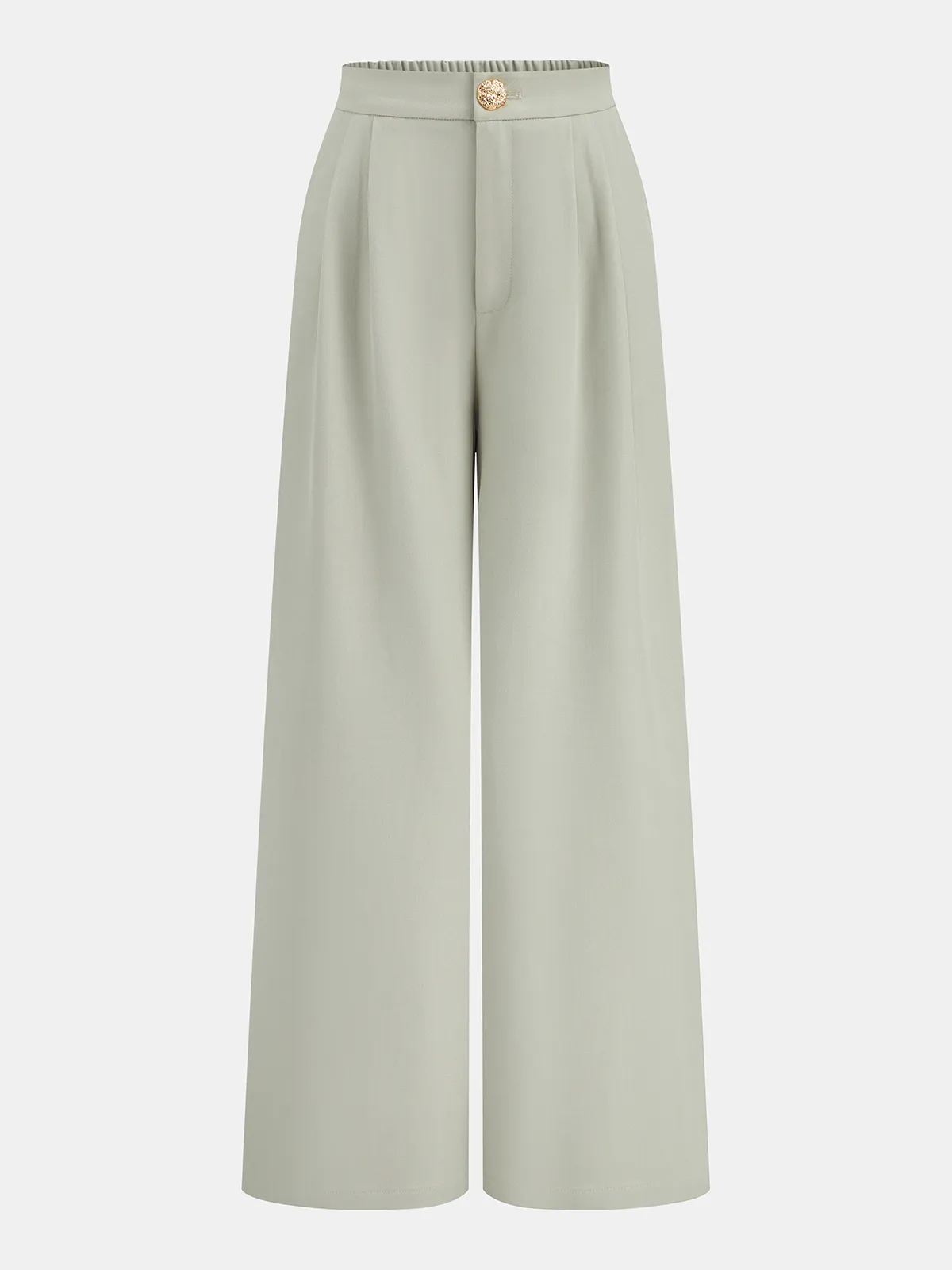 Lace Spliced Vest & Wide Leg Pants Set sold by COMMENSE product image thumbnail 4