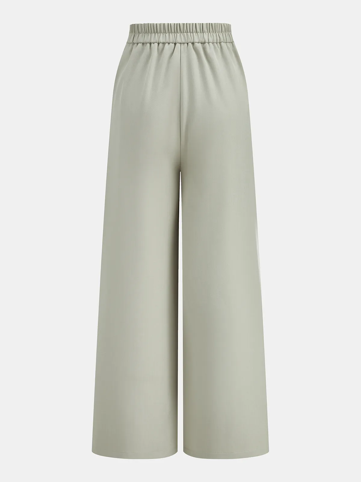 Lace Spliced Vest & Wide Leg Pants Set sold by COMMENSE product image thumbnail 5