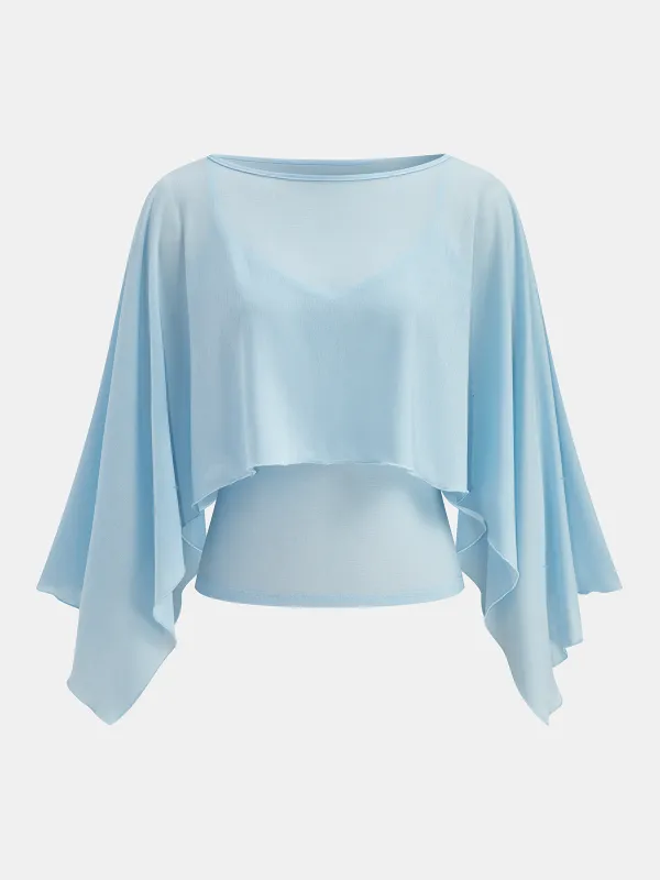 Flowy Cover Up & Cami Top Two-Piece Set made by COMMENSE