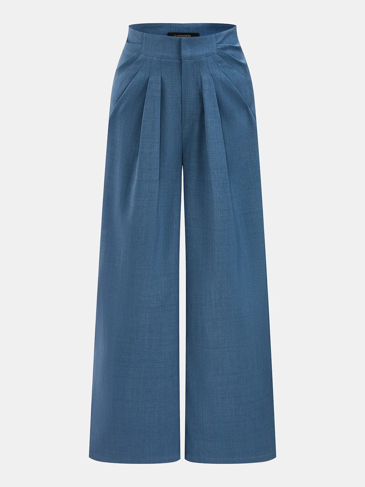 Casual Pleated Wide Leg Pants sold by COMMENSE