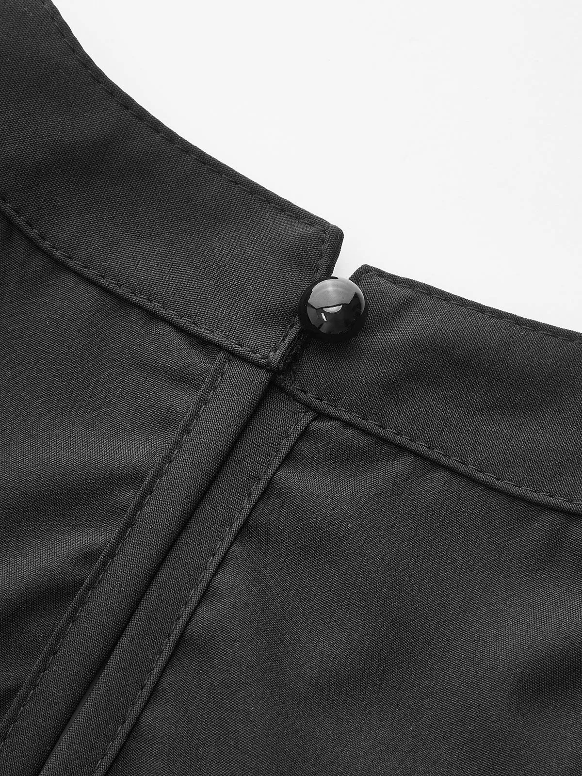 Metal Detail Keyhole Neck Sleeveless Blouse sold by COMMENSE product image thumbnail 5